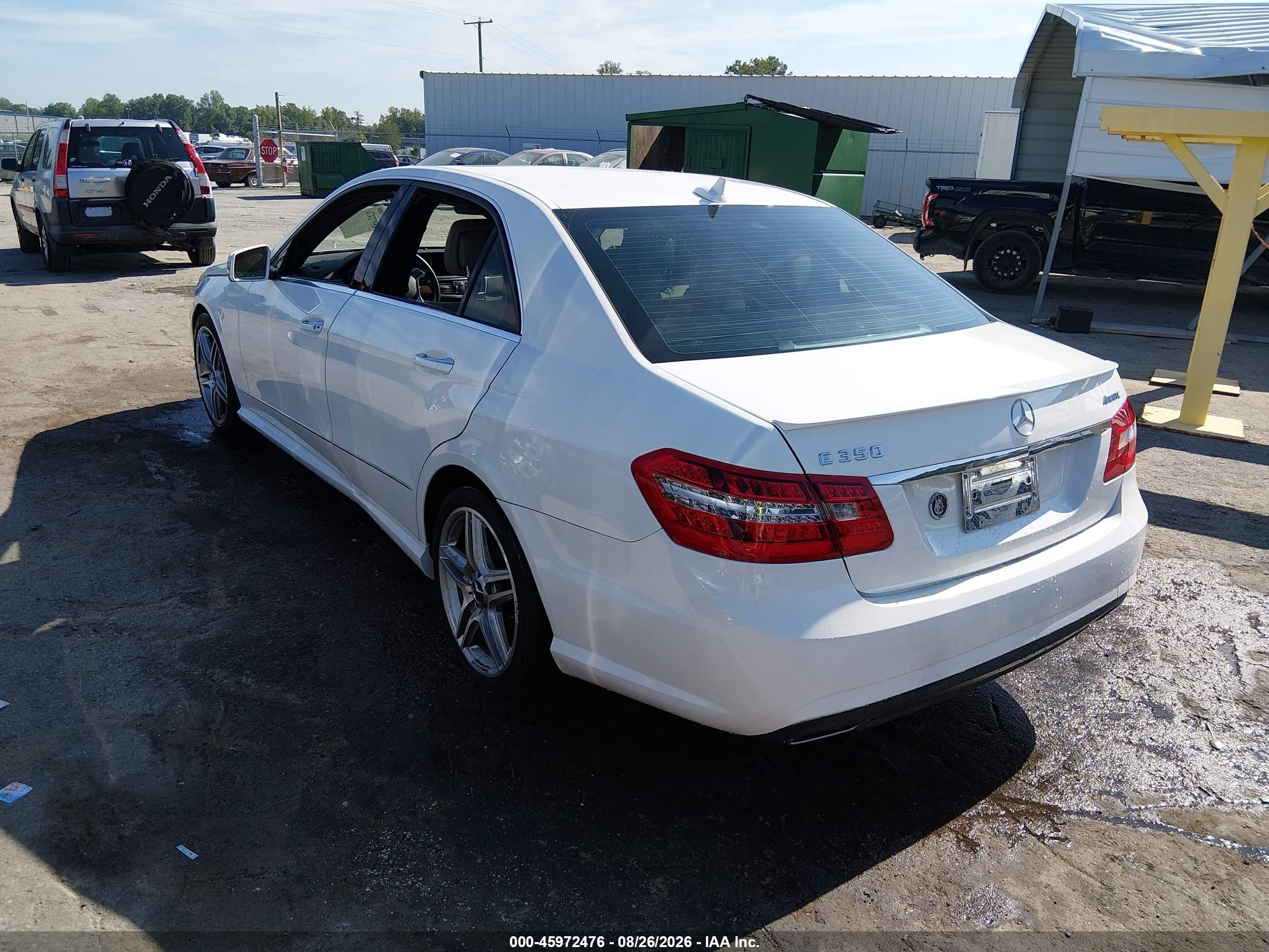 2013 Mercedes-benz E 350 4matic White vin: WDDHF8JB6DA768944