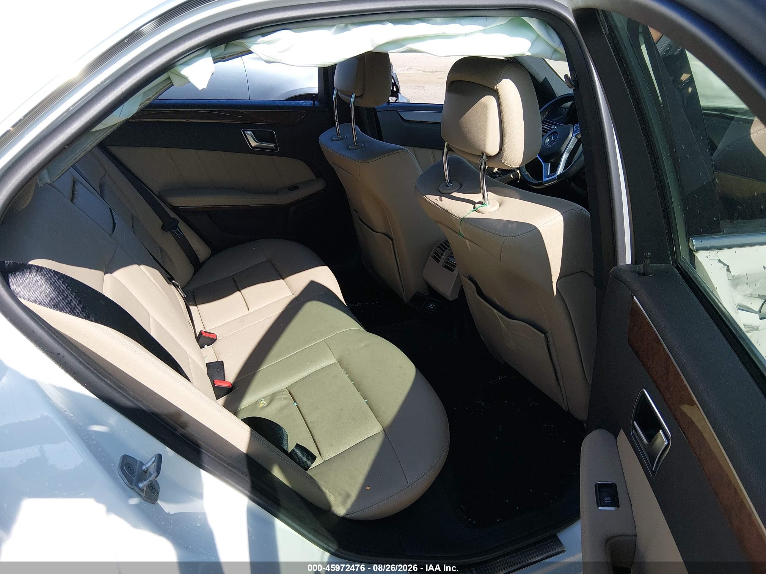 2013 Mercedes-benz E 350 4matic White vin: WDDHF8JB6DA768944