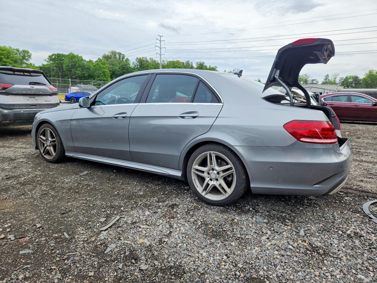 2014 Mercedes-benz E 350 4matic Gray vin: WDDHF8JB6EA796633