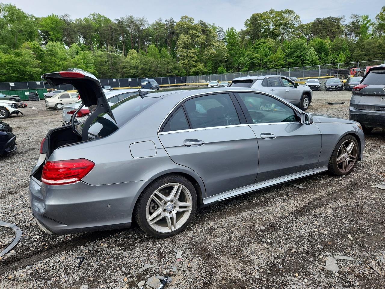 2014 Mercedes-benz E 350 4matic Gray vin: WDDHF8JB6EA796633