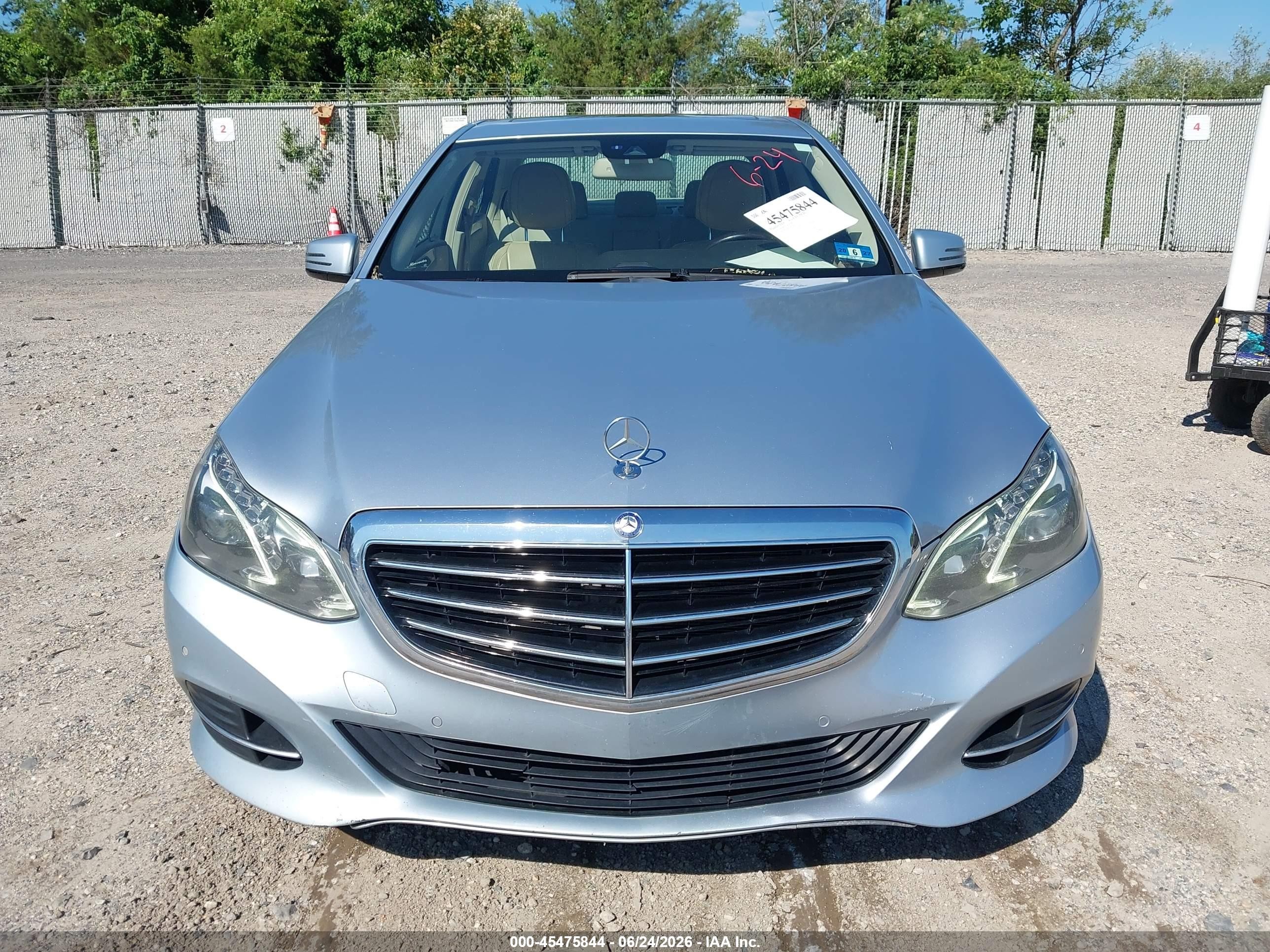 2014 Mercedes-benz E 350 4matic Silver vin: WDDHF8JB6EA811406