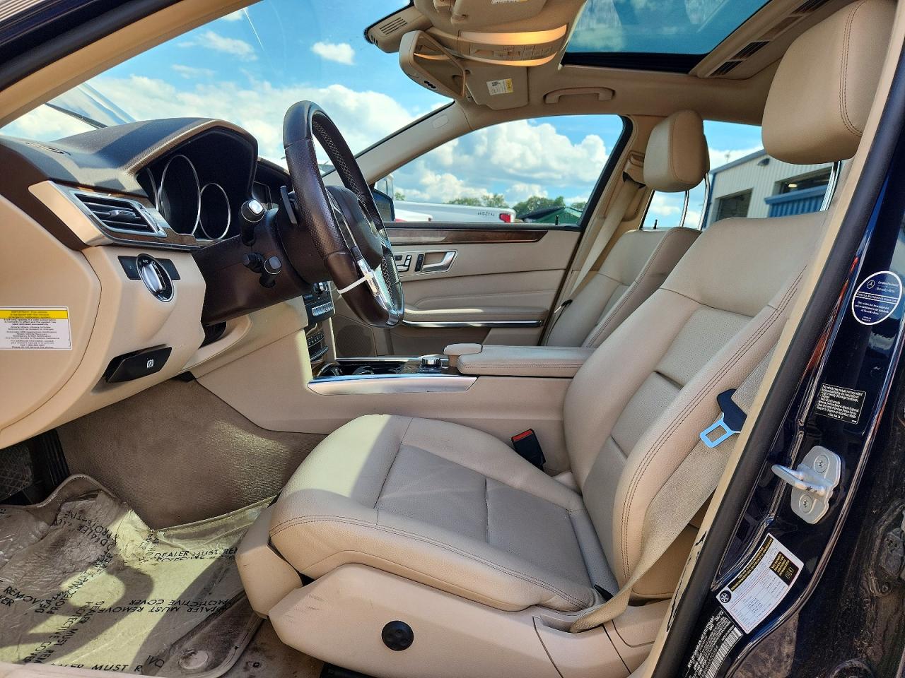 2014 Mercedes-benz E 350 4matic Blue vin: WDDHF8JB6EA820364