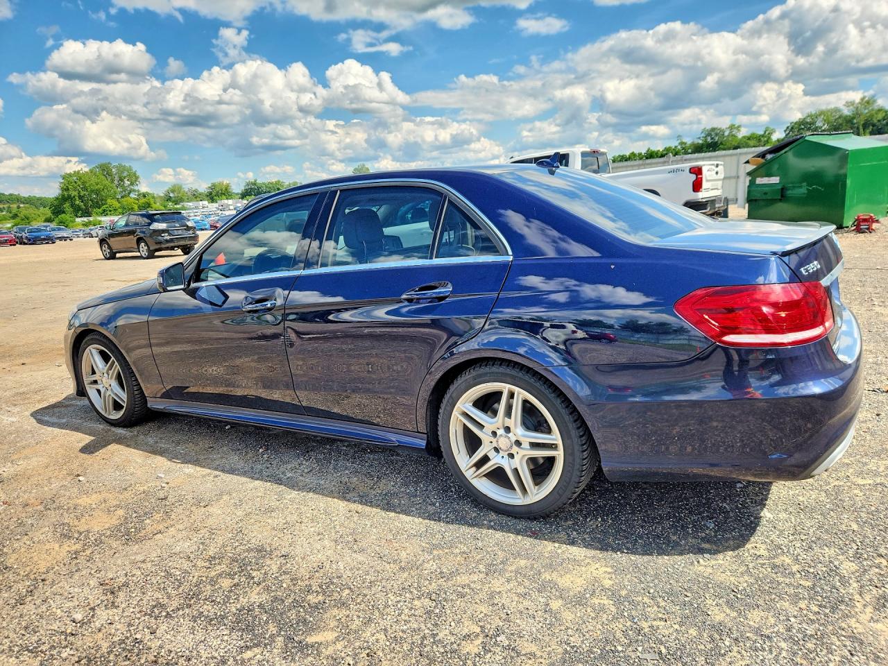 2014 Mercedes-benz E 350 4matic Blue vin: WDDHF8JB6EA820364