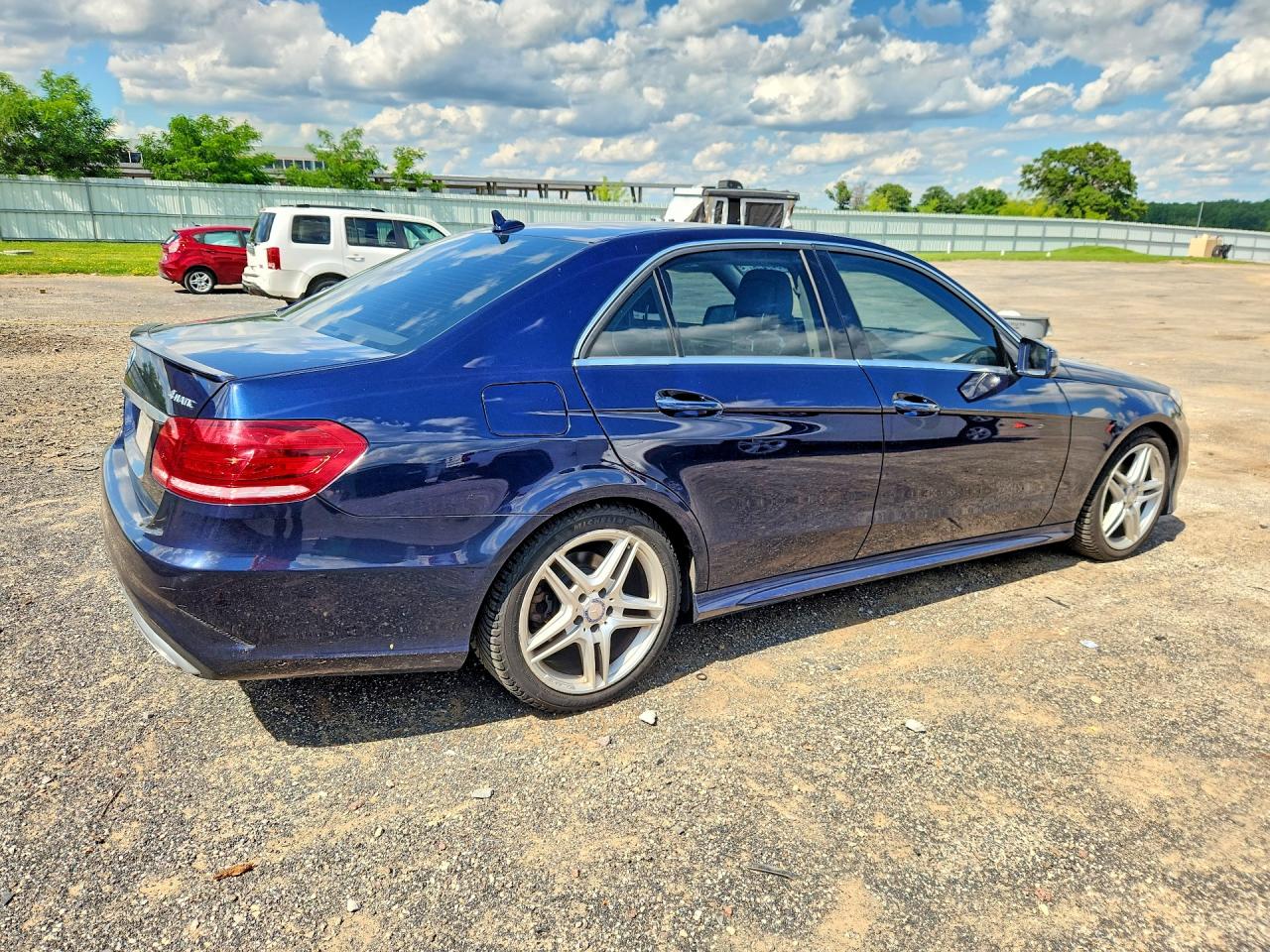2014 Mercedes-benz E 350 4matic Blue vin: WDDHF8JB6EA820364