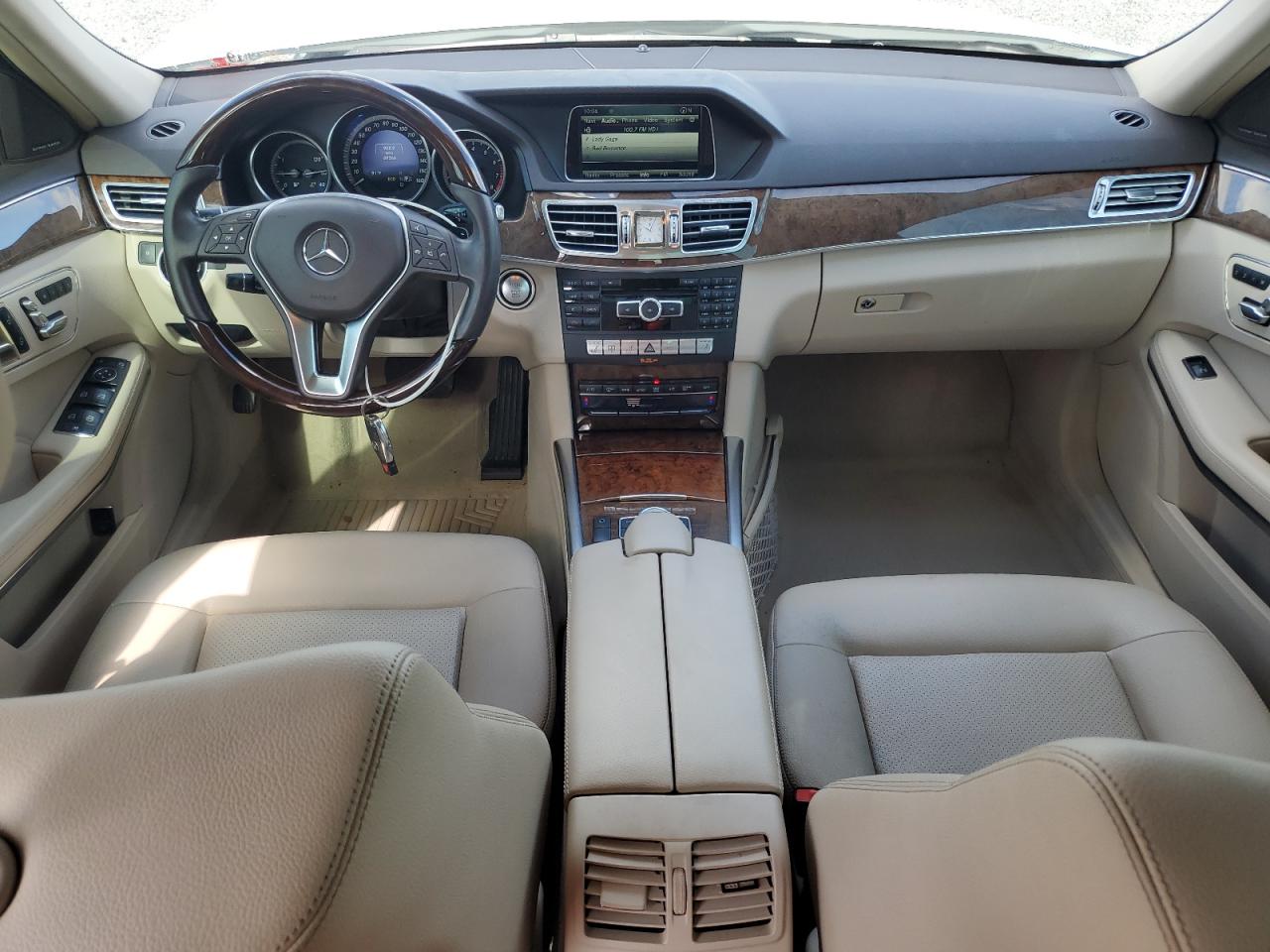 2014 Mercedes-benz E 350 4matic White vin: WDDHF8JB6EA885747