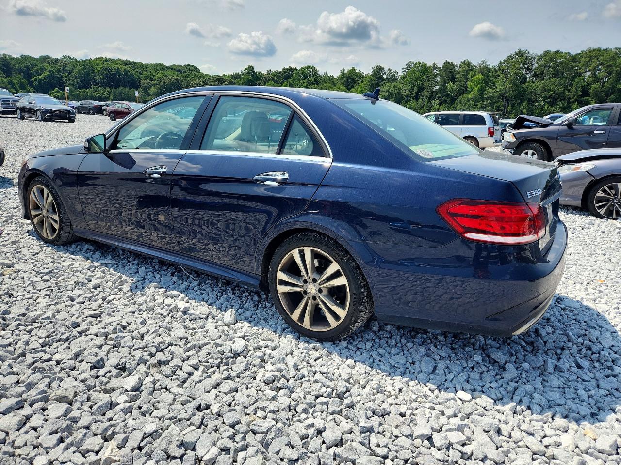 2014 Mercedes-benz E 350 4matic Blue vin: WDDHF8JB6EA927673
