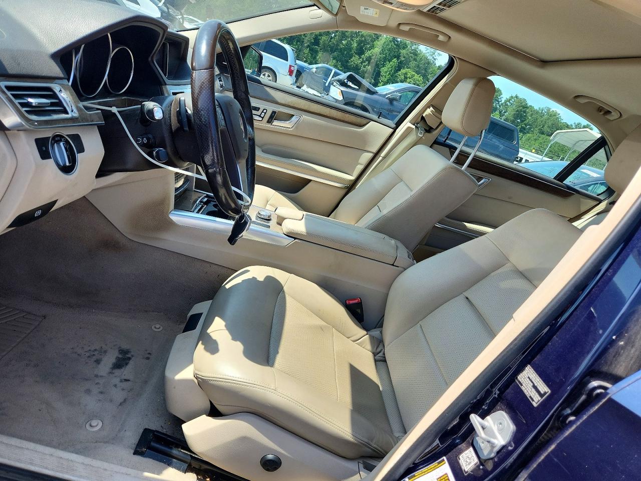2014 Mercedes-benz E 350 4matic Blue vin: WDDHF8JB6EA927673