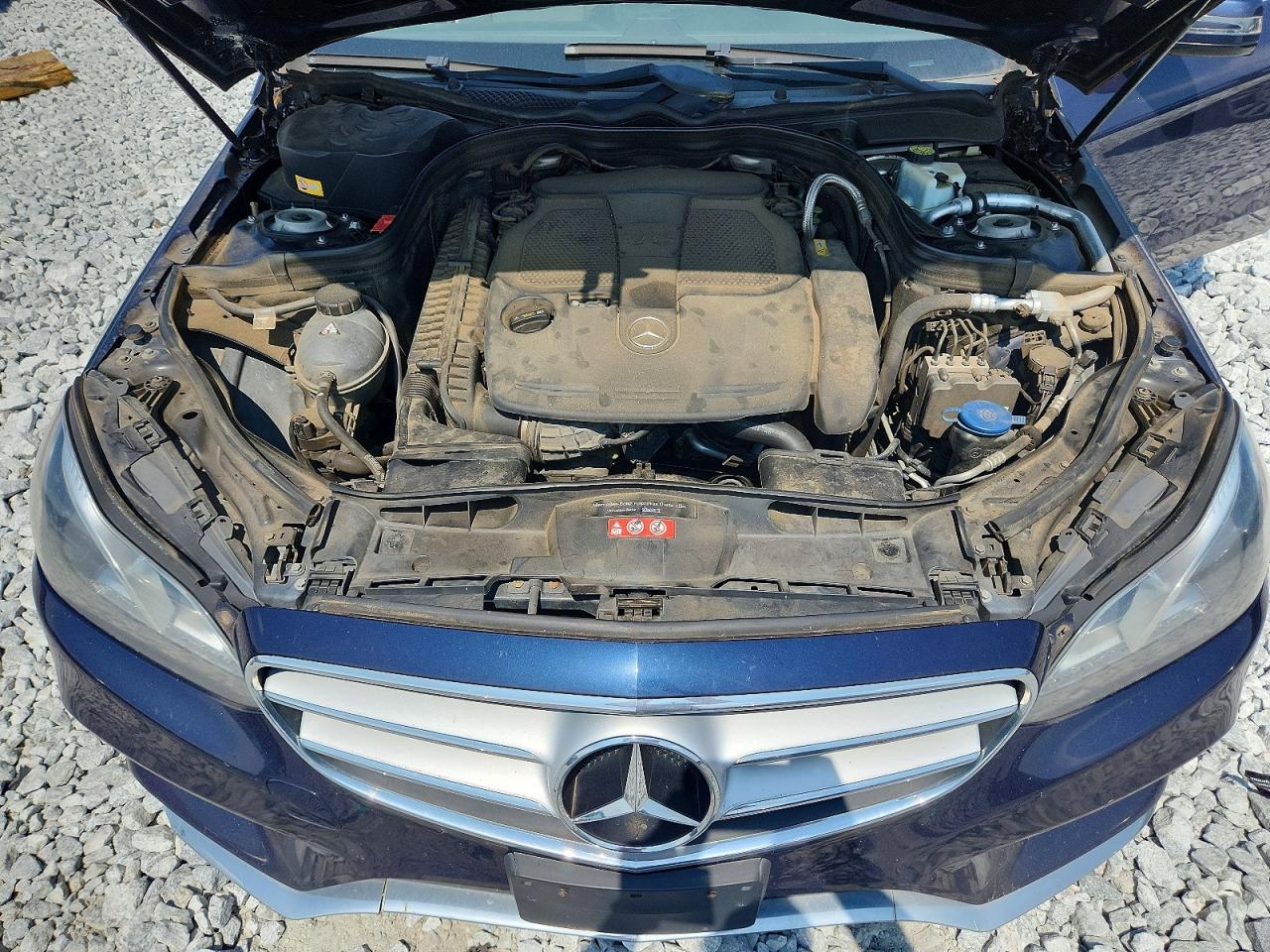 2014 Mercedes-benz E 350 4matic Blue vin: WDDHF8JB6EA927673