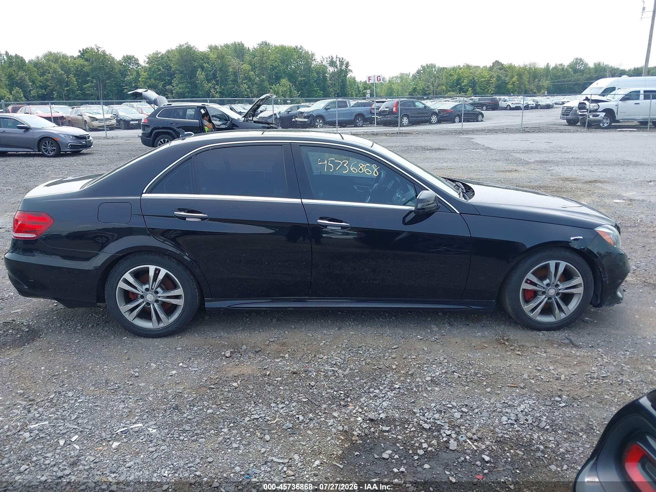 2014 Mercedes-benz E 350 4matic Черный vin: WDDHF8JB6EA960625