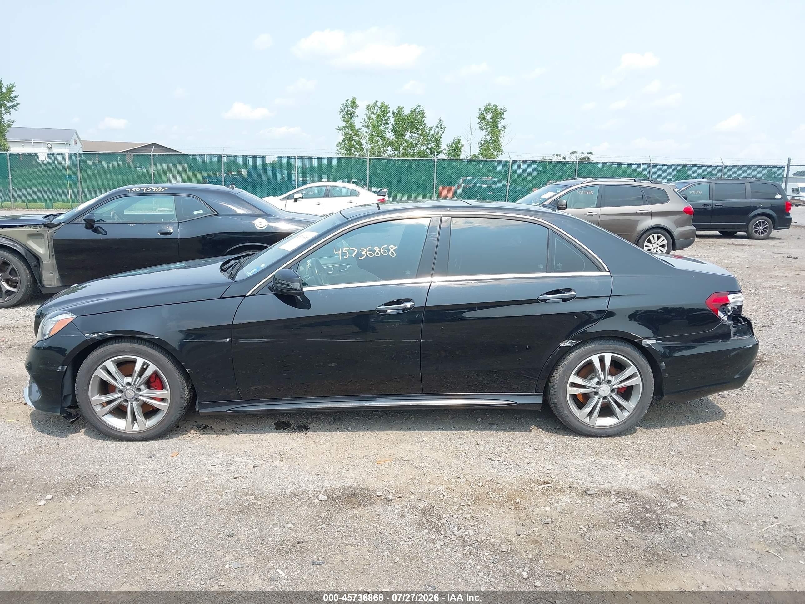 2014 Mercedes-benz E 350 4matic Черный vin: WDDHF8JB6EA960625