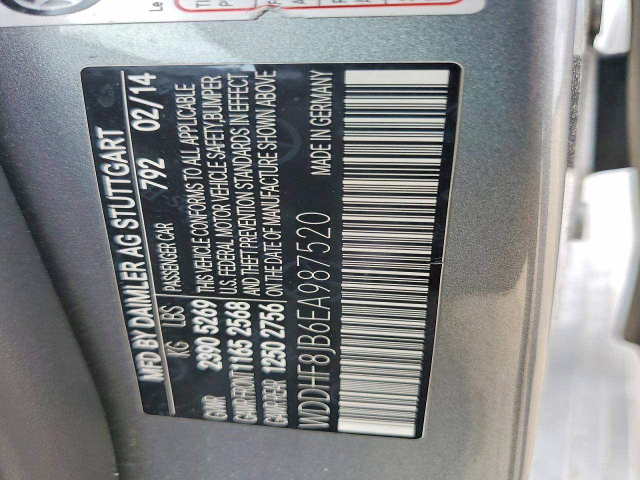 2014 Mercedes-benz E 350 4matic Silver vin: WDDHF8JB6EA987520