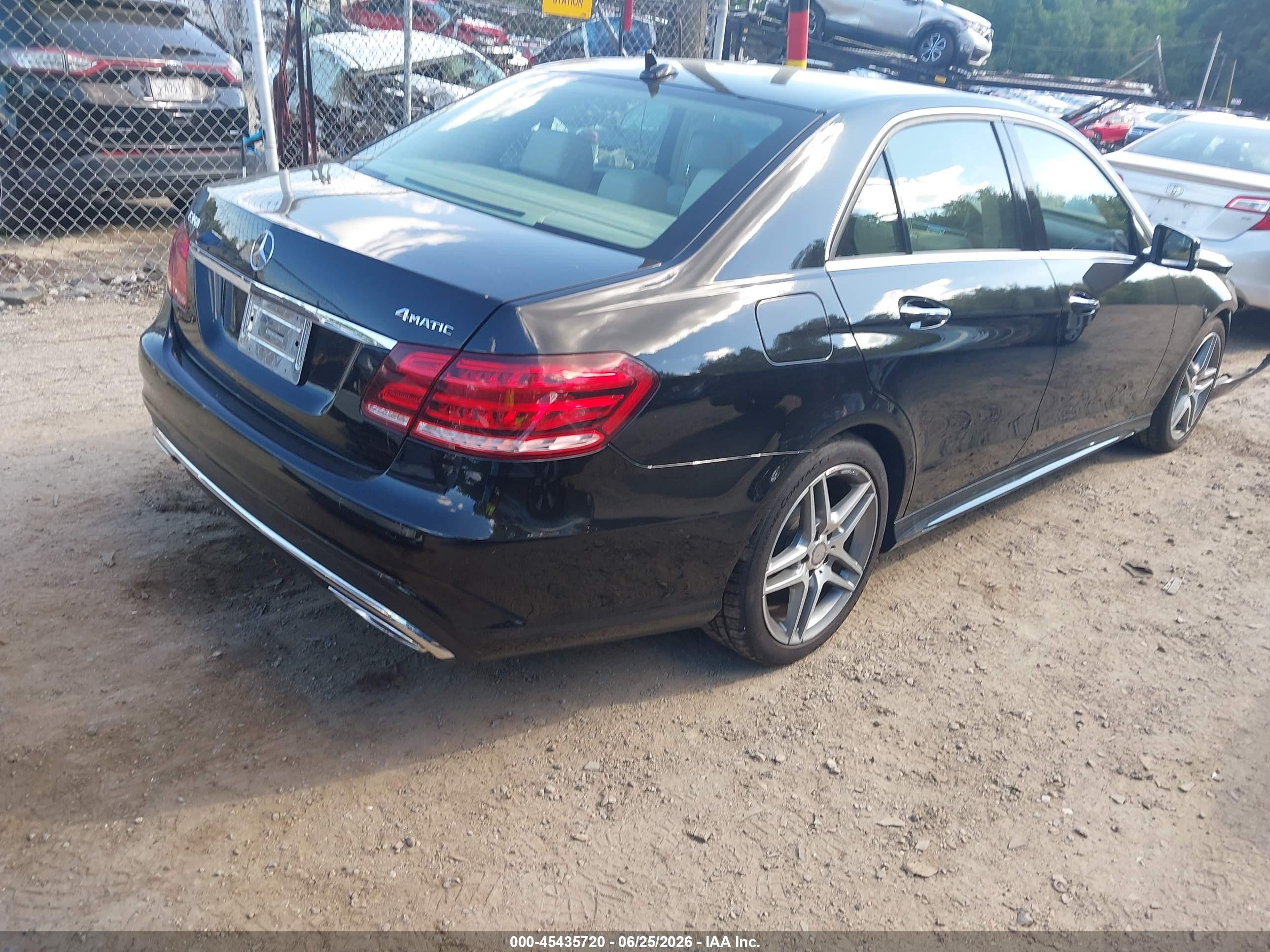 2014 Mercedes-benz E 350 4matic Black vin: WDDHF8JB6EB065890