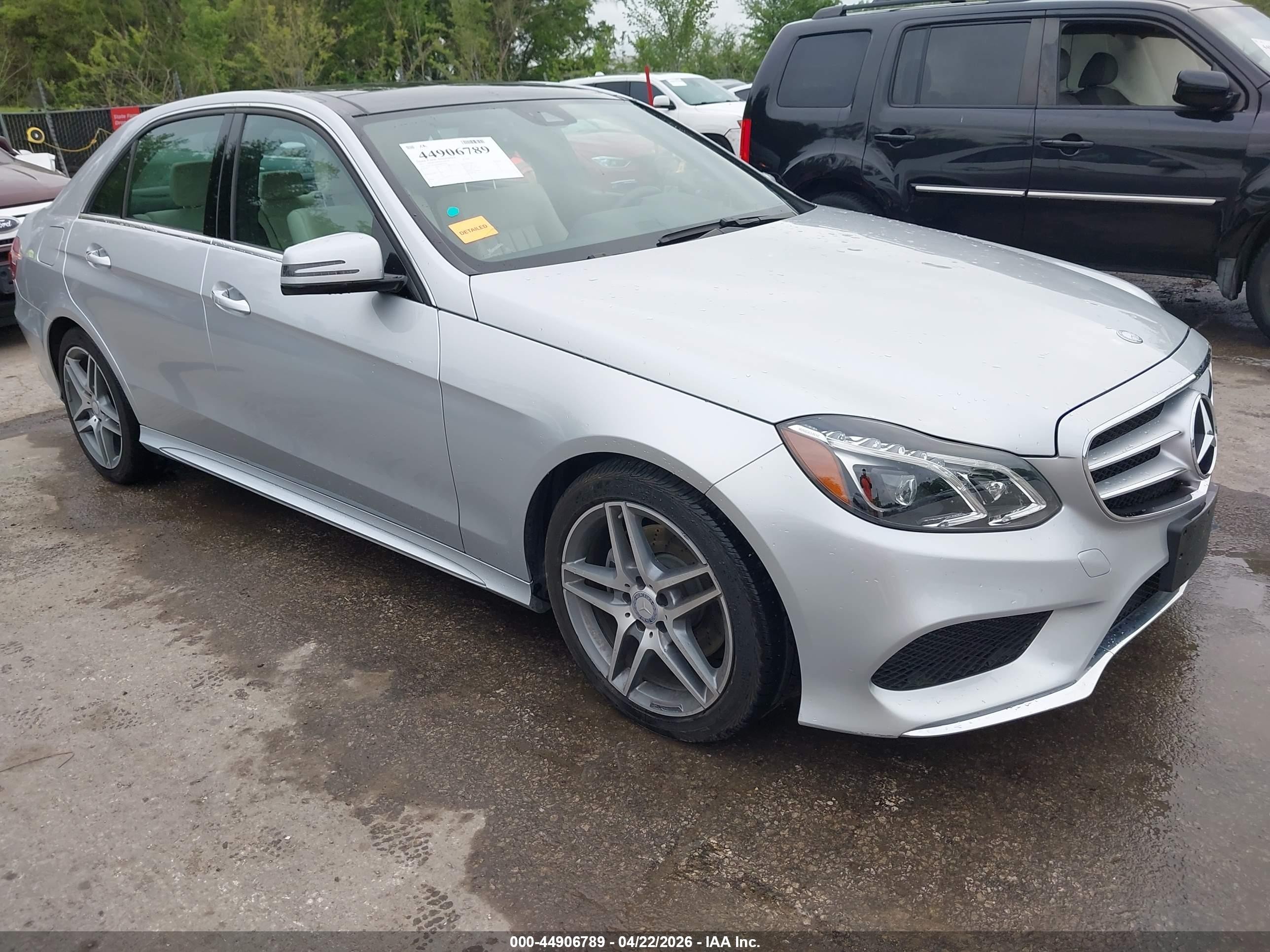 2015 Mercedes-benz E 350 4matic Серебряный vin: WDDHF8JB6FB092119