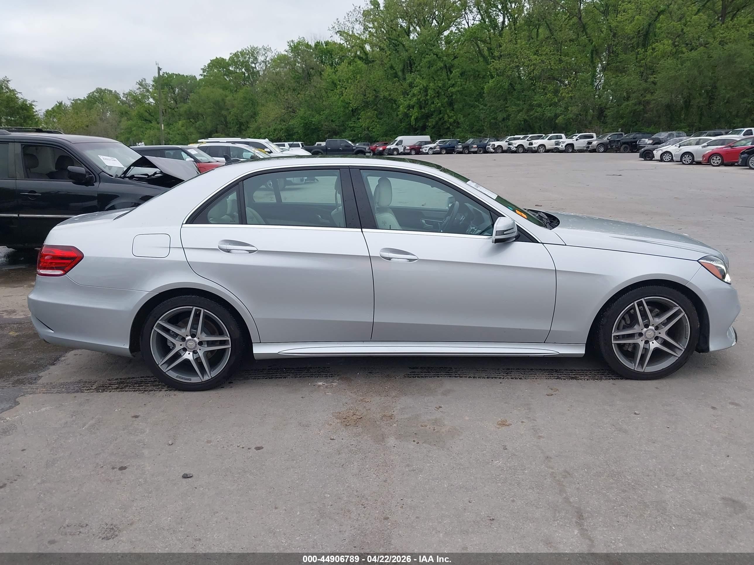2015 Mercedes-benz E 350 4matic Silver vin: WDDHF8JB6FB092119