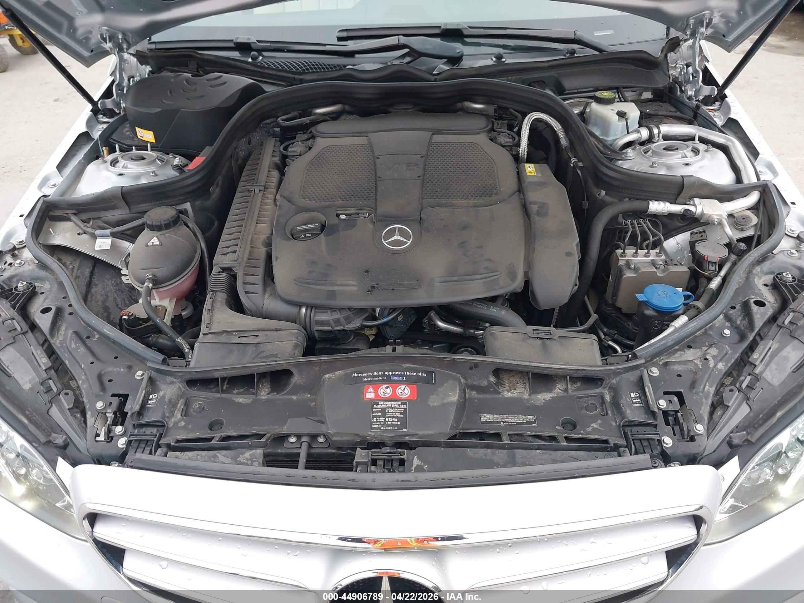 2015 Mercedes-benz E 350 4matic Silver vin: WDDHF8JB6FB092119