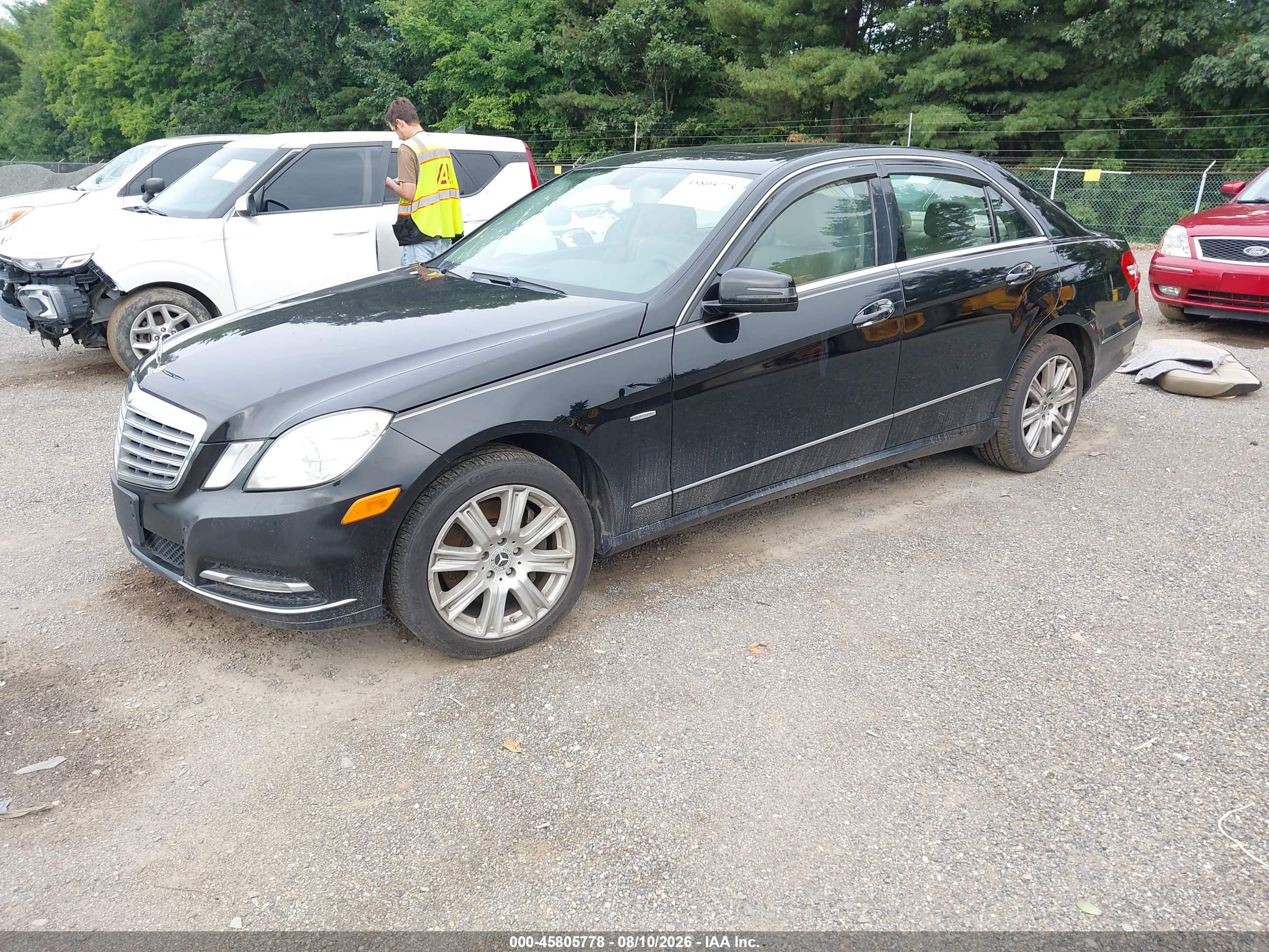 2012 Mercedes-benz E 350 4matic Black vin: WDDHF8JB7CA647905