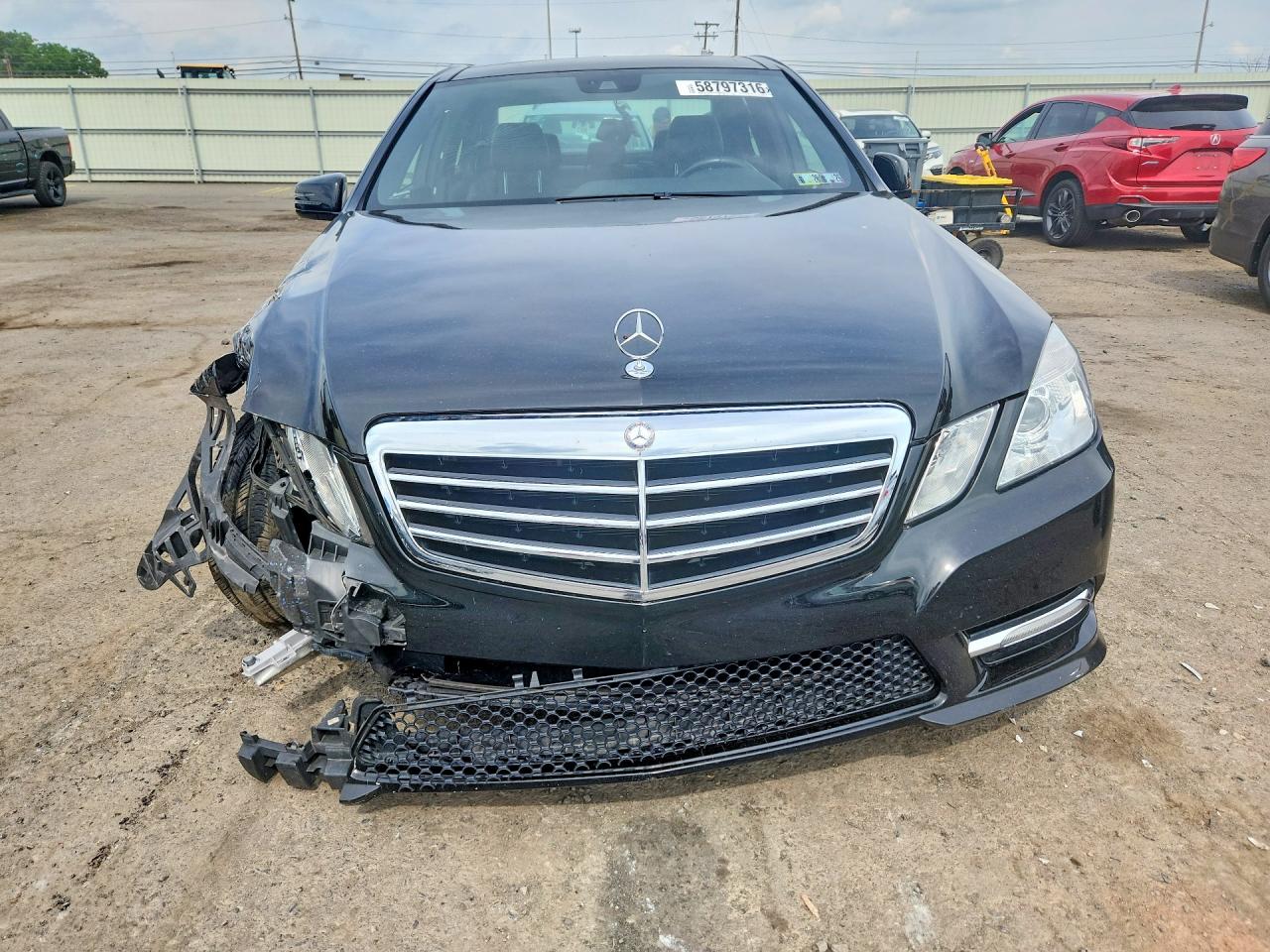 2012 Mercedes-benz E 350 4matic Black vin: WDDHF8JB7CA648925