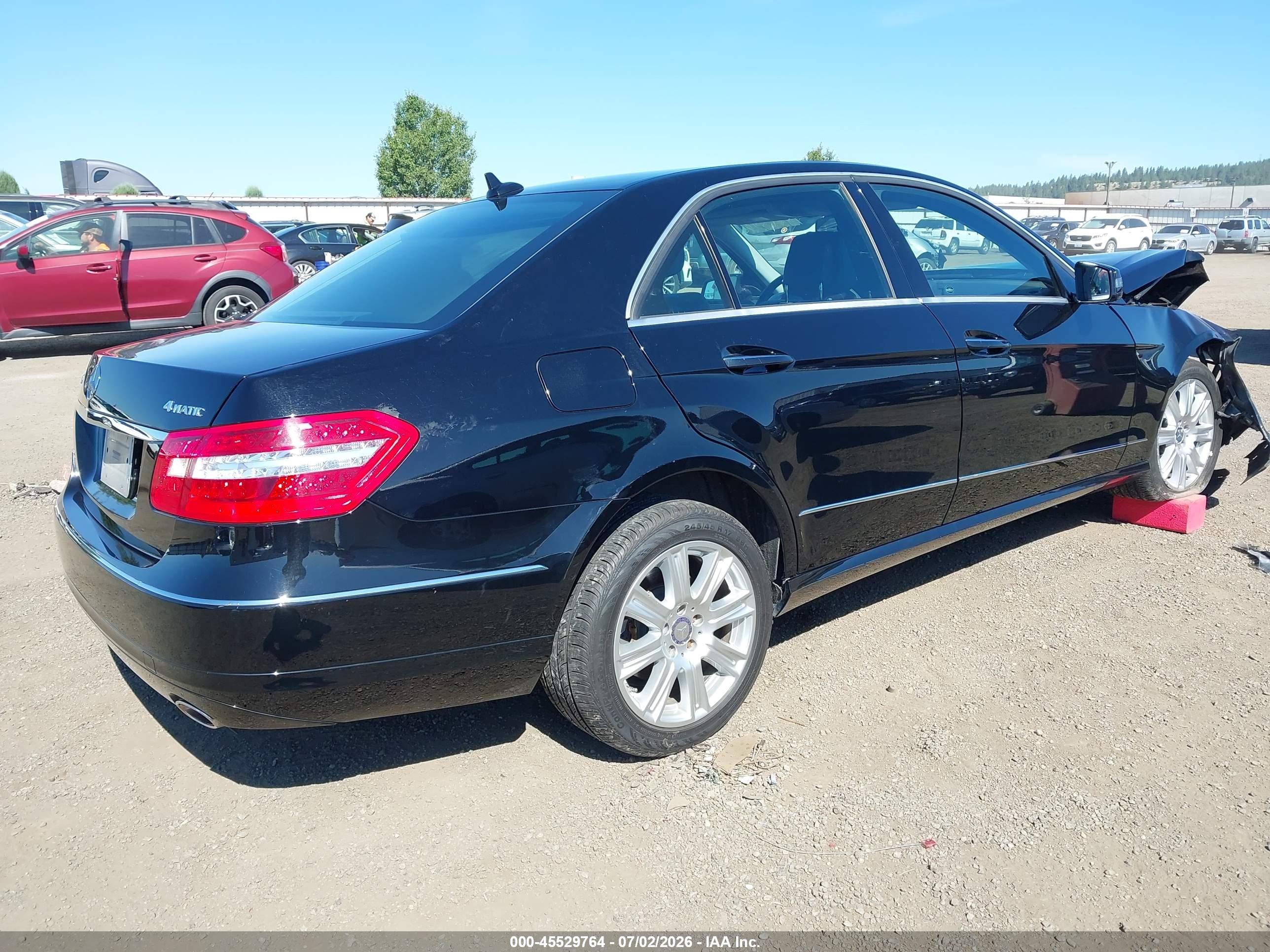 2013 Mercedes-benz E 350 4matic Black vin: WDDHF8JB7DA701544