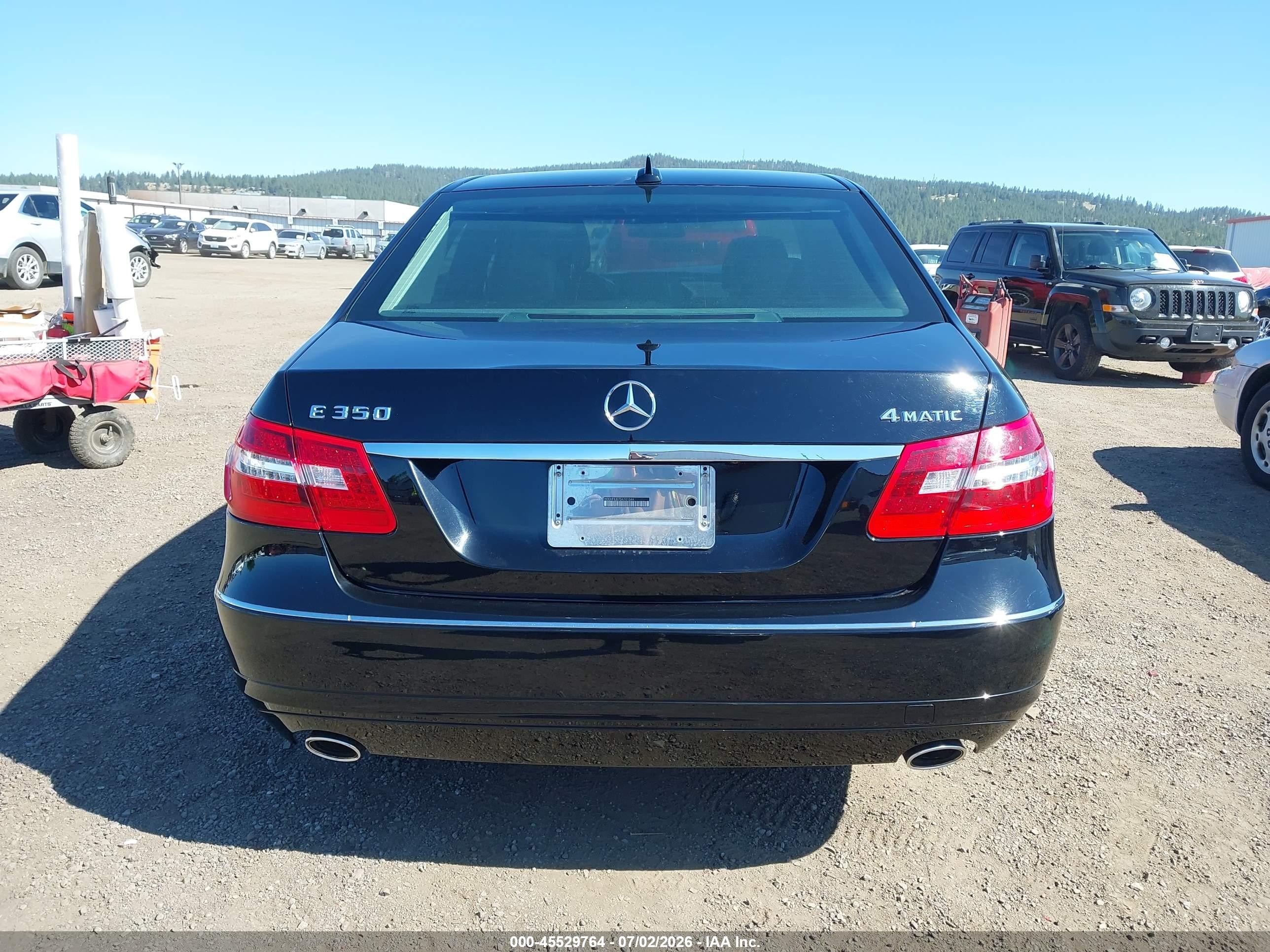 2013 Mercedes-benz E 350 4matic Black vin: WDDHF8JB7DA701544