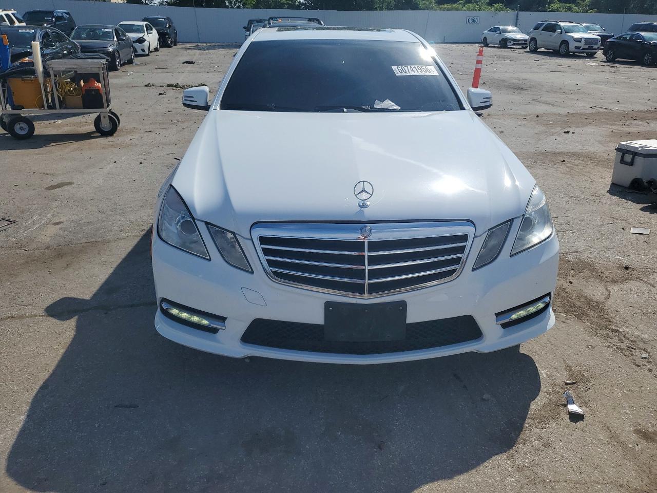 2013 Mercedes-benz E 350 4matic White vin: WDDHF8JB7DA736052