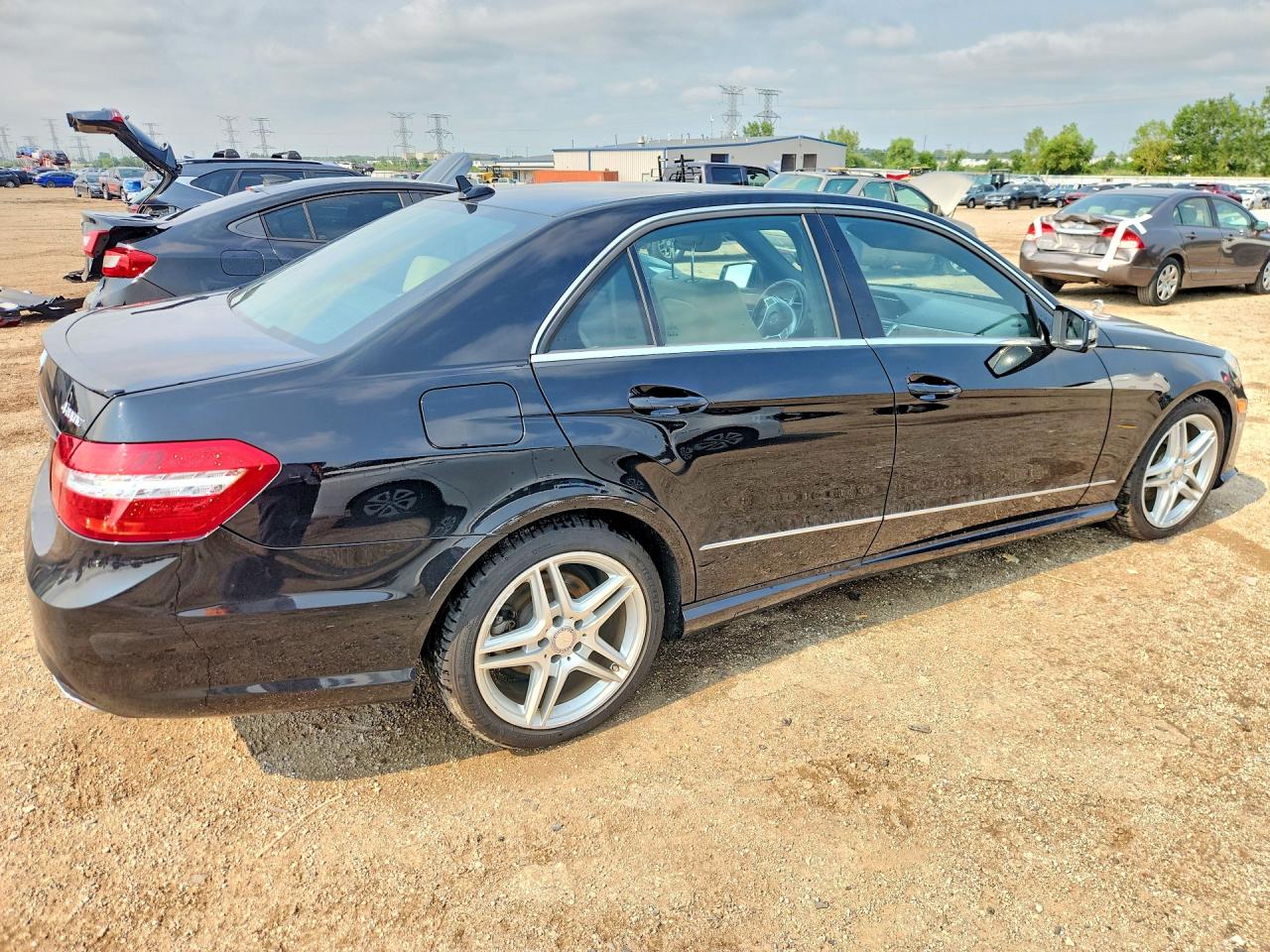 2013 Mercedes-benz E 350 4matic Black vin: WDDHF8JB7DA753885