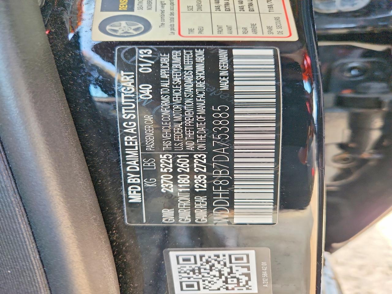 2013 Mercedes-benz E 350 4matic Black vin: WDDHF8JB7DA753885