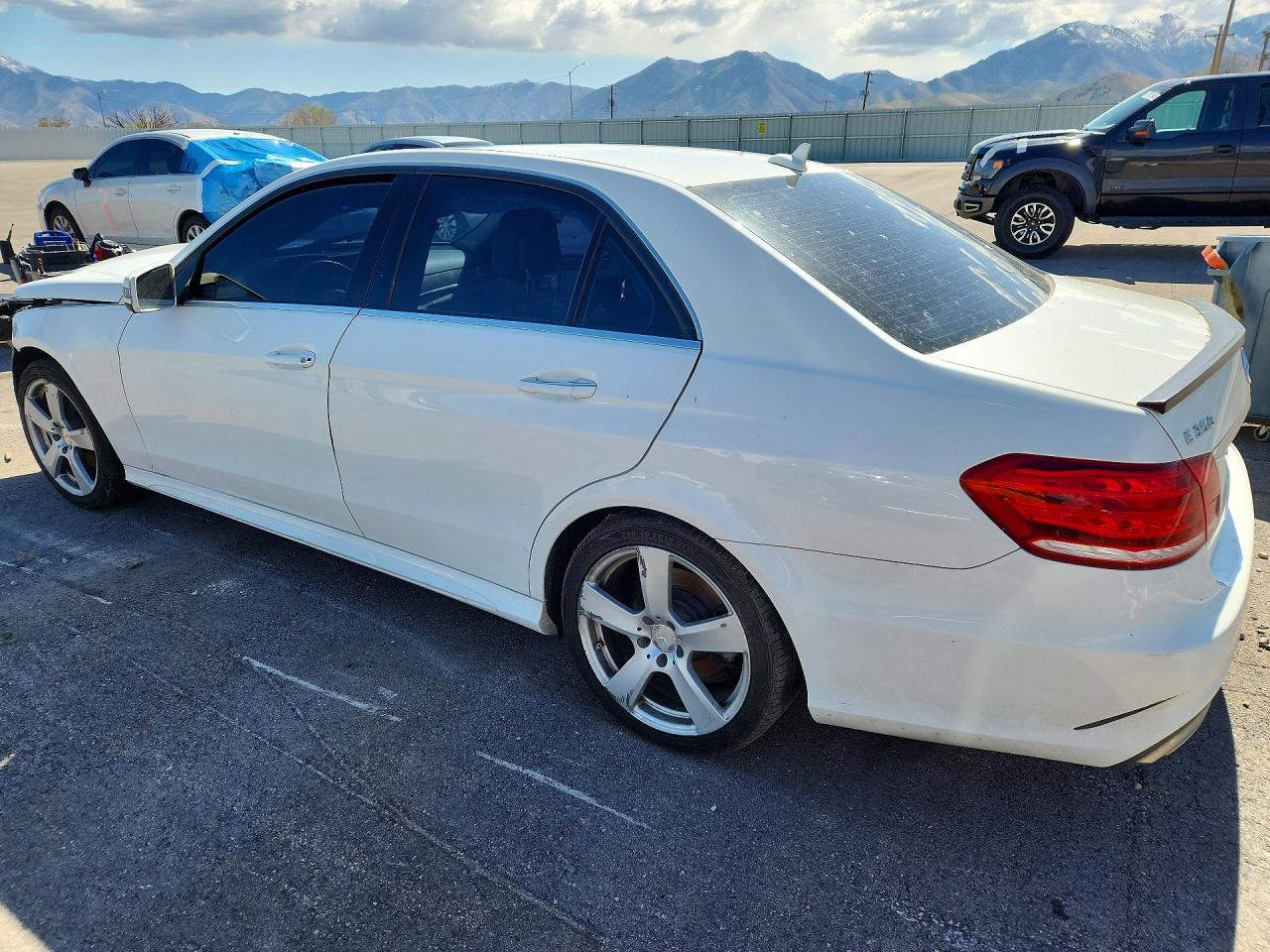 2014 Mercedes-benz E 350 4matic White vin: WDDHF8JB7EA795409
