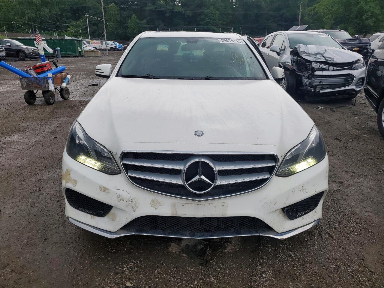2014 Mercedes-benz E 350 4matic White vin: WDDHF8JB7EA851090