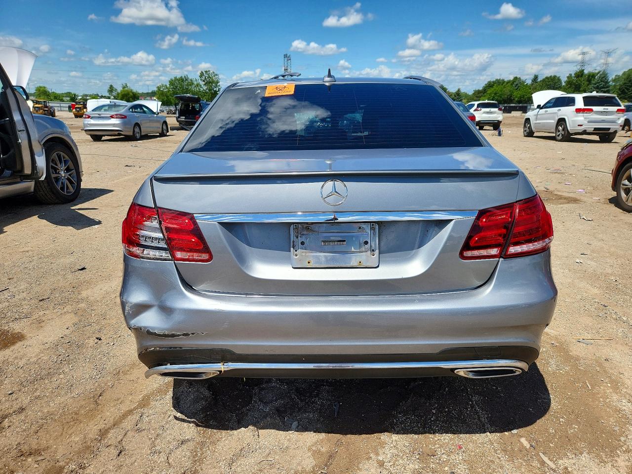 2014 Mercedes-benz E 350 4matic Silver vin: WDDHF8JB7EA981869