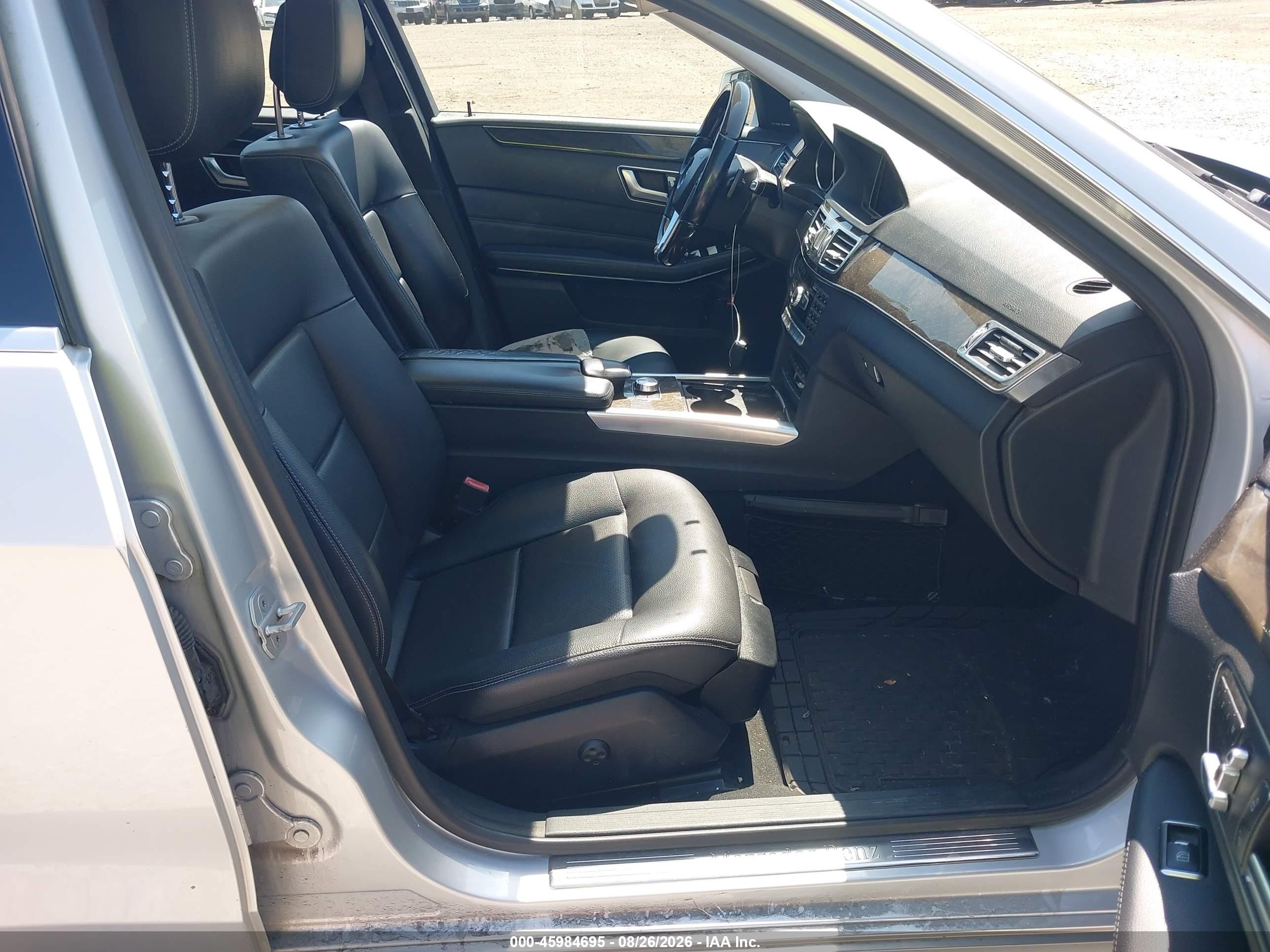 2014 Mercedes-benz E 350 4matic Silver vin: WDDHF8JB7EB026595