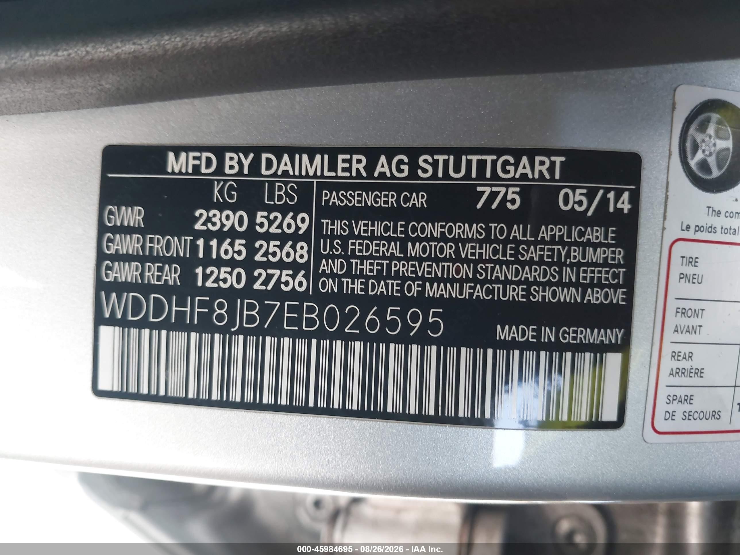 2014 Mercedes-benz E 350 4matic Silver vin: WDDHF8JB7EB026595