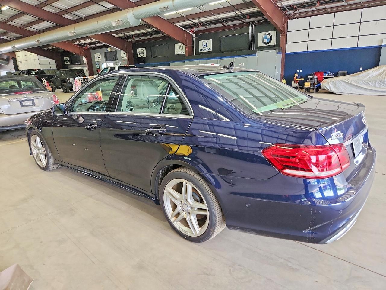 2014 Mercedes-benz E 350 4matic Blue vin: WDDHF8JB7EB046832
