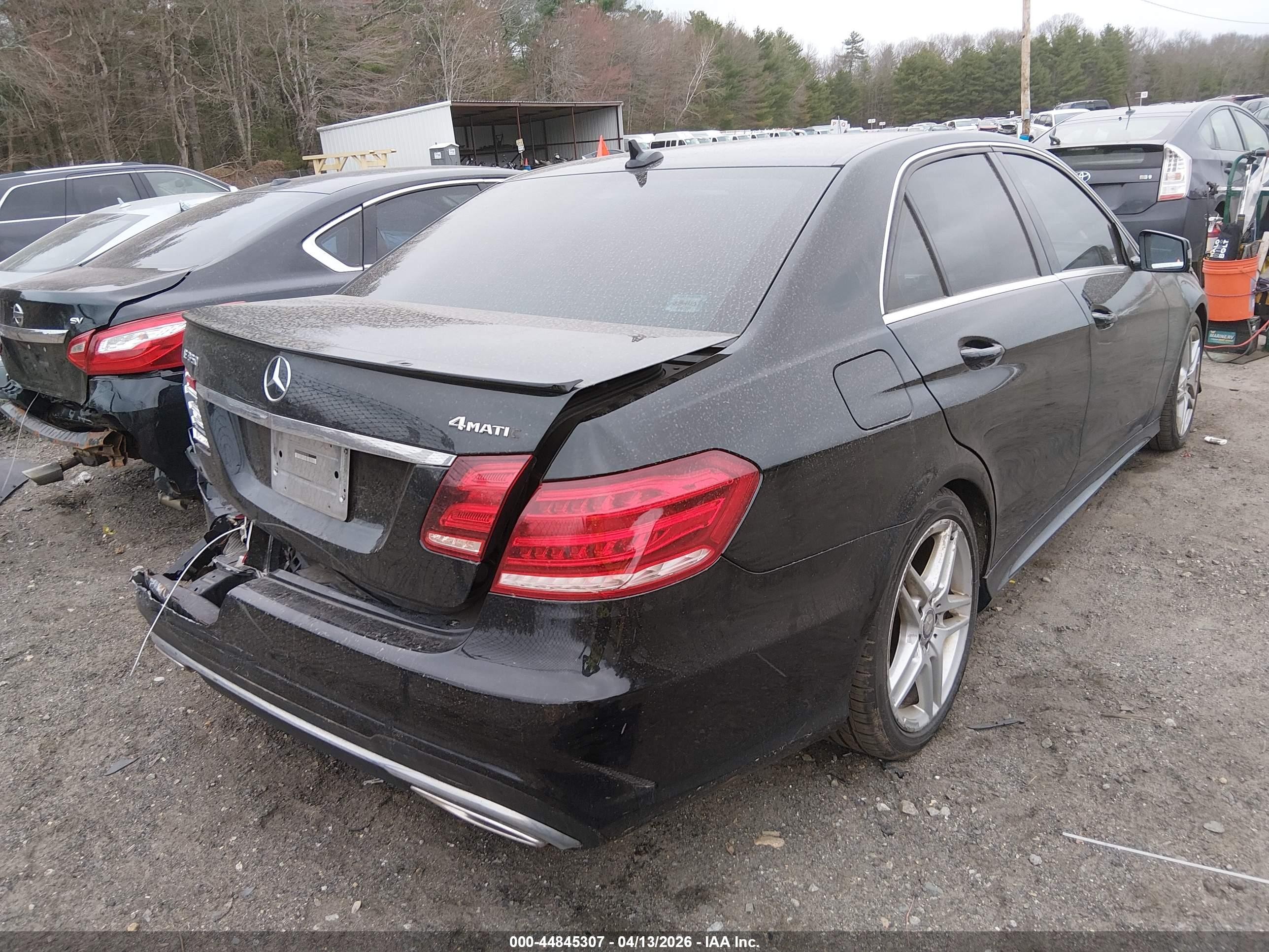2014 Mercedes-benz E 350 4matic Black vin: WDDHF8JB7EB058169