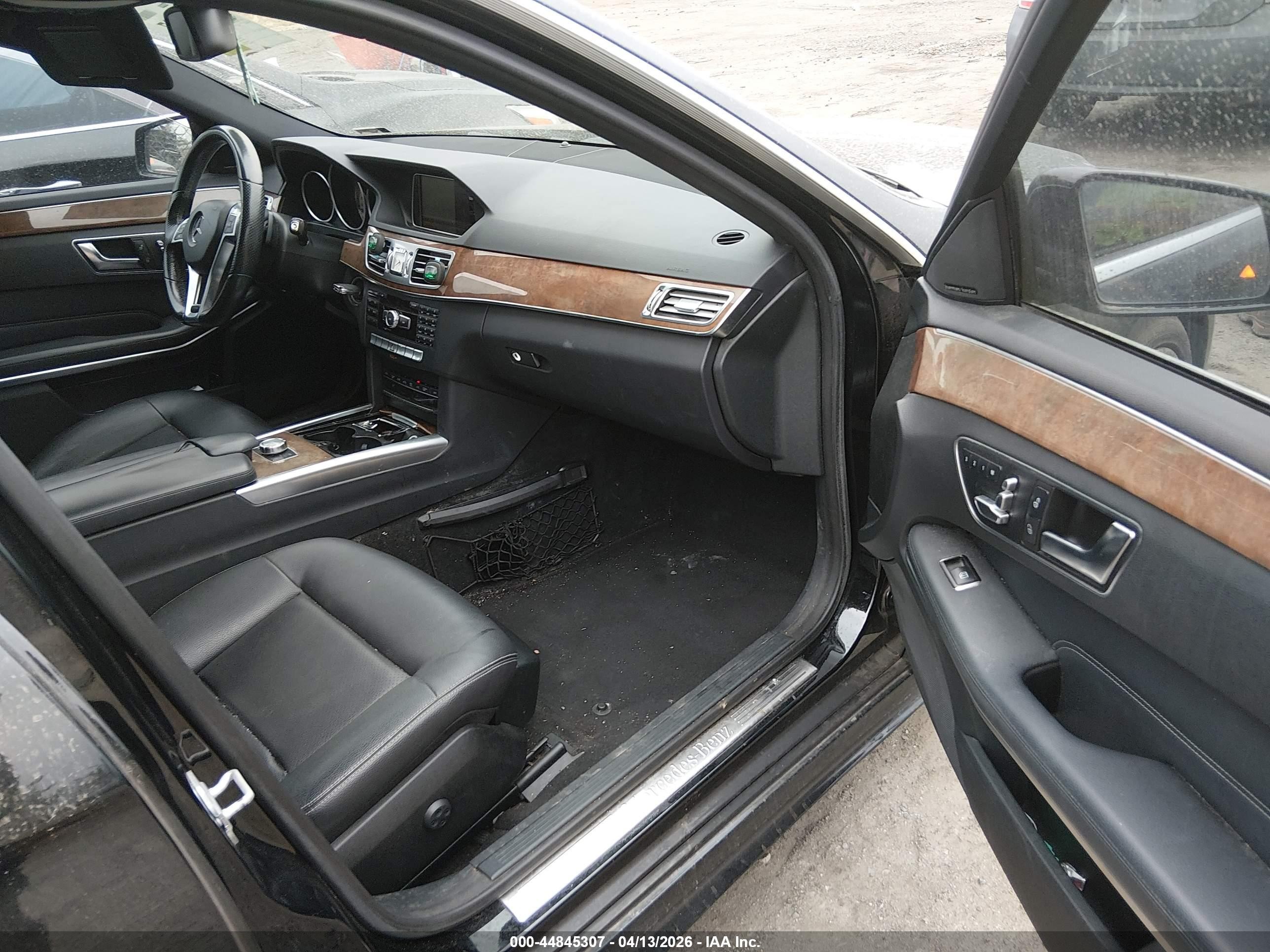 2014 Mercedes-benz E 350 4matic Black vin: WDDHF8JB7EB058169