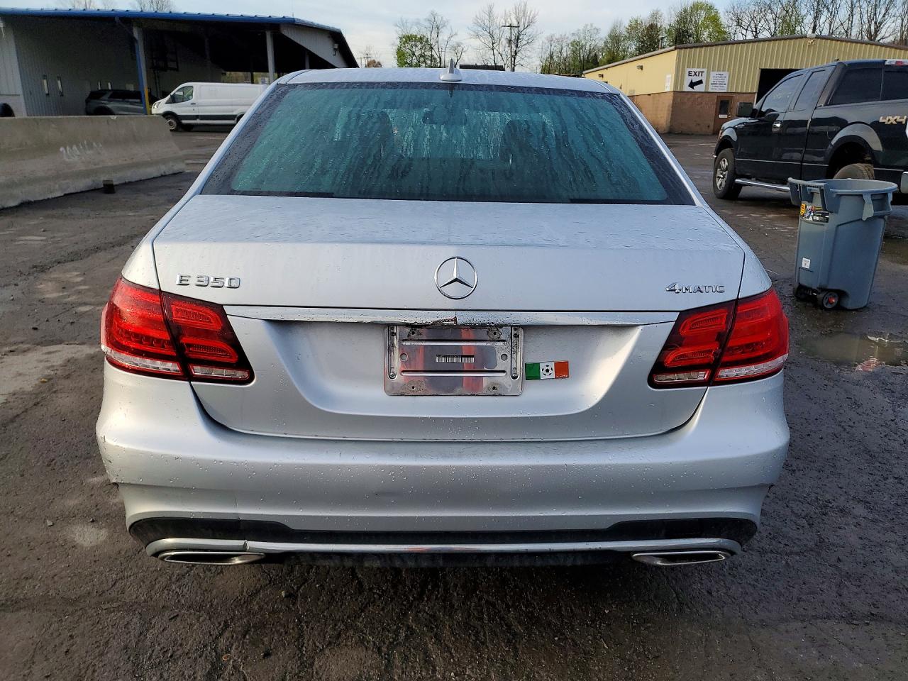 2014 Mercedes-benz E 350 4matic Silver vin: WDDHF8JB7EB059564