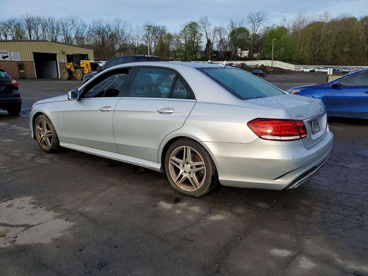 2014 Mercedes-benz E 350 4matic Silver vin: WDDHF8JB7EB059564