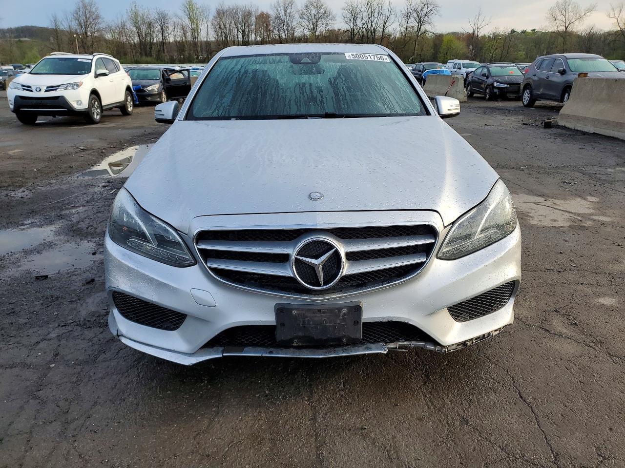 2014 Mercedes-benz E 350 4matic Silver vin: WDDHF8JB7EB059564