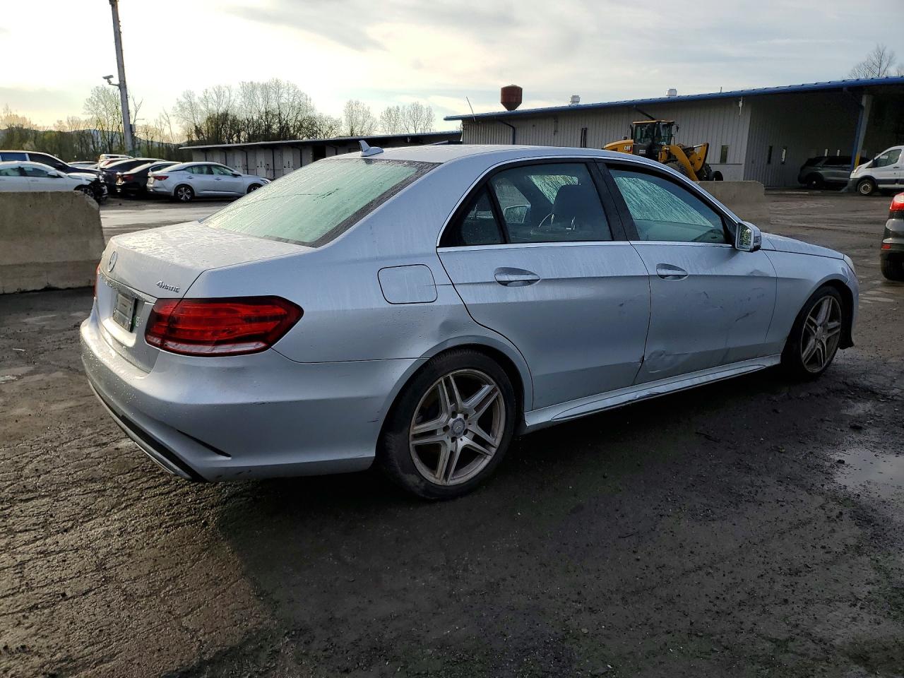 2014 Mercedes-benz E 350 4matic Silver vin: WDDHF8JB7EB059564