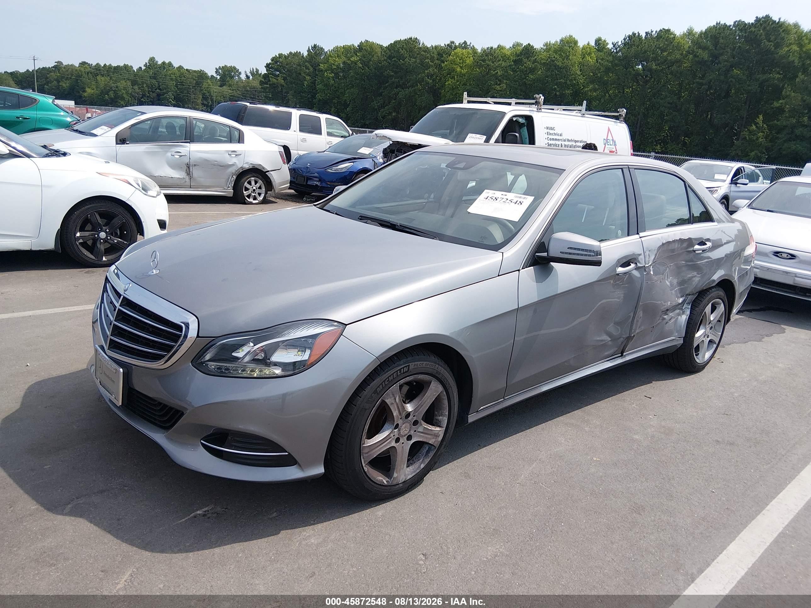 2015 Mercedes-benz E 350 4matic Silver vin: WDDHF8JB7FB093392