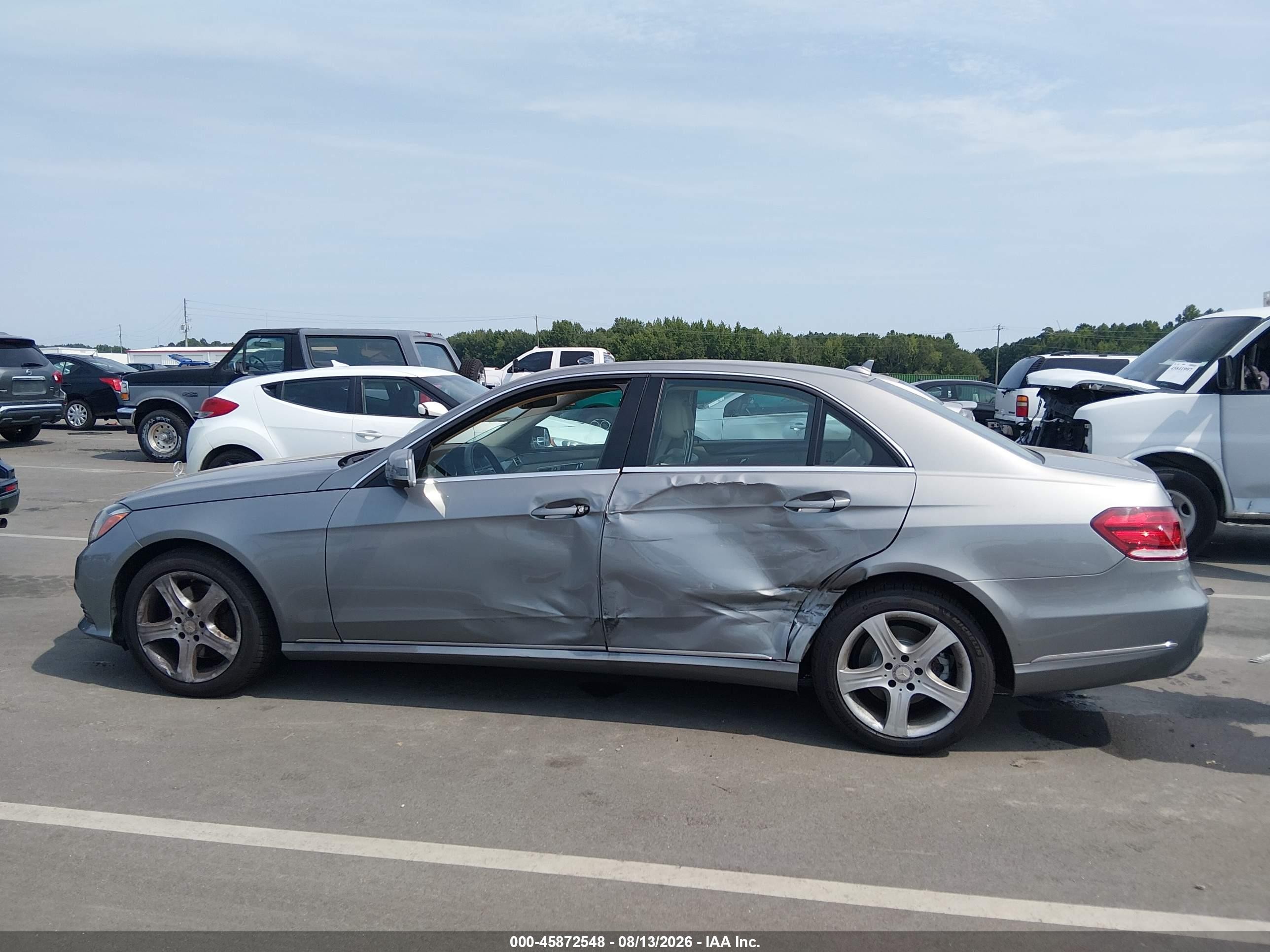 2015 Mercedes-benz E 350 4matic Silver vin: WDDHF8JB7FB093392
