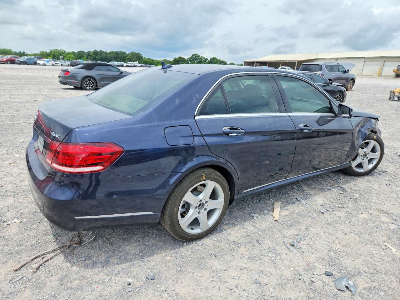 2015 Mercedes-benz E 350 4matic Blue vin: WDDHF8JB7FB104603