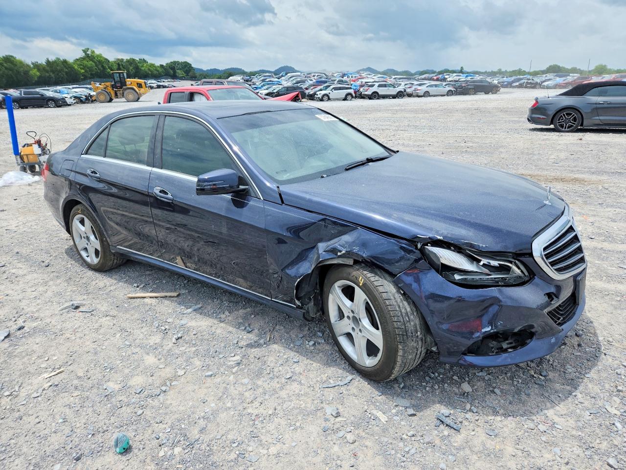 2015 Mercedes-benz E 350 4matic Blue vin: WDDHF8JB7FB104603