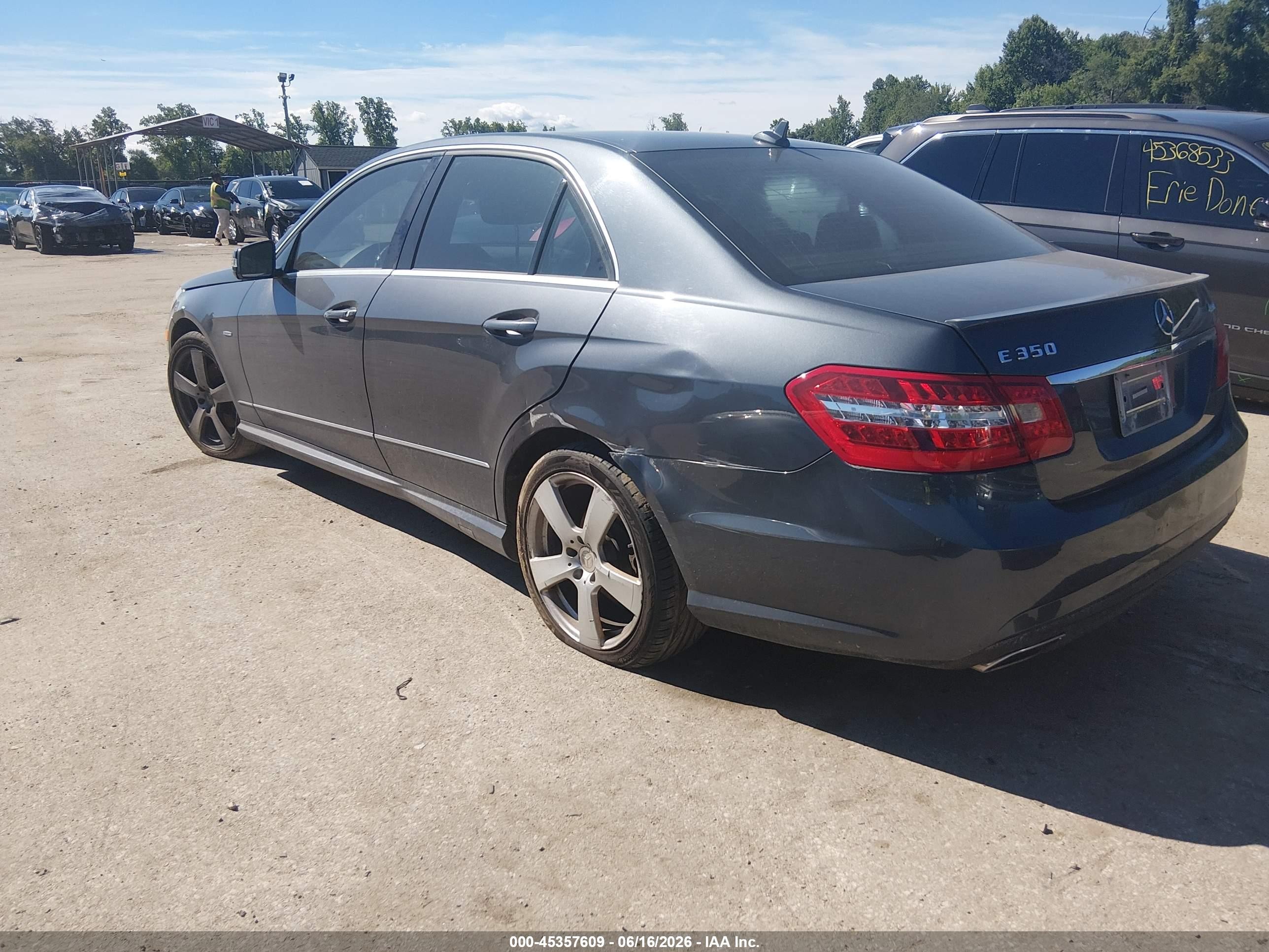 2012 Mercedes-benz E 350 4matic Gray vin: WDDHF8JB8CA580232