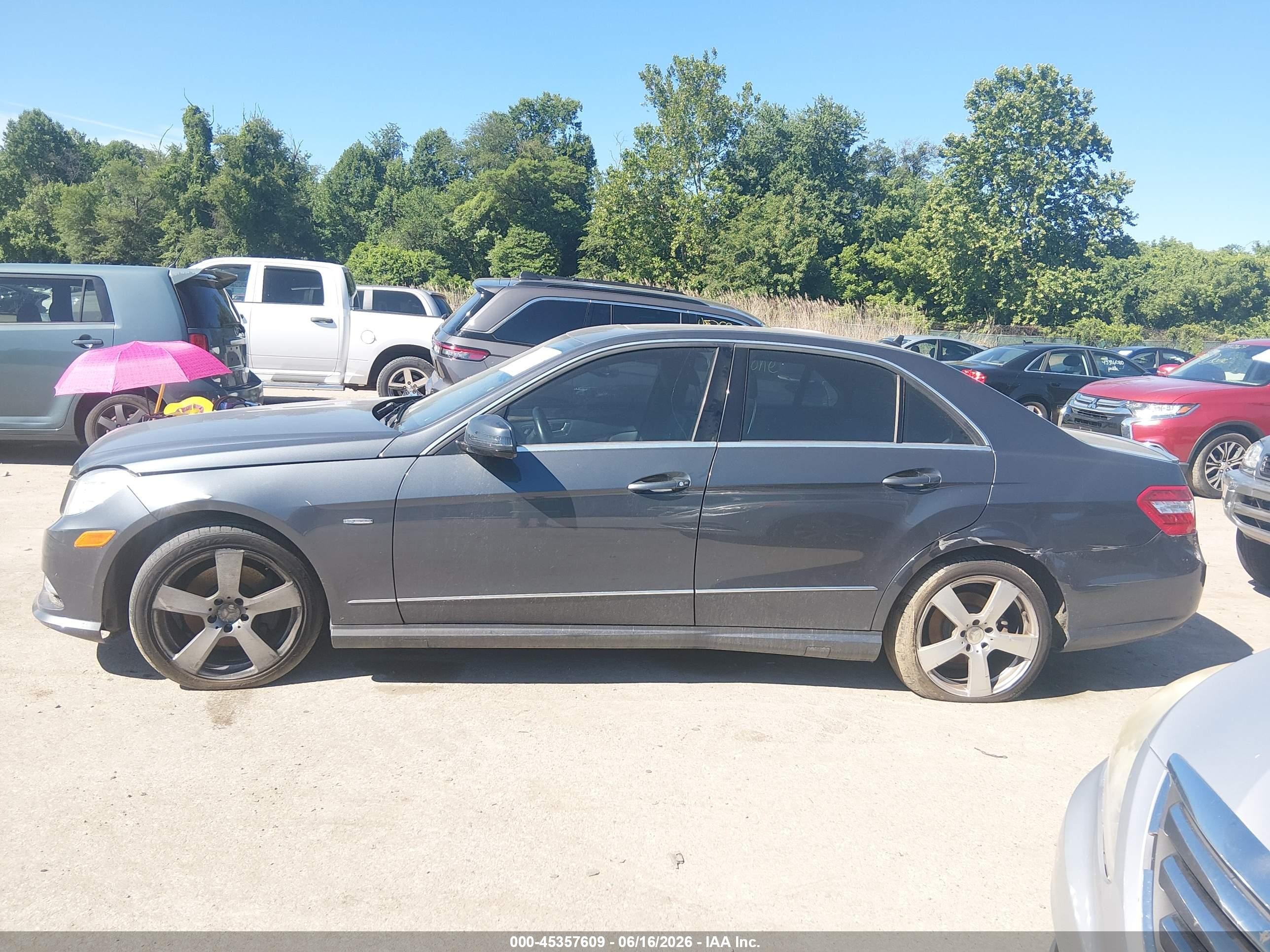 2012 Mercedes-benz E 350 4matic Gray vin: WDDHF8JB8CA580232