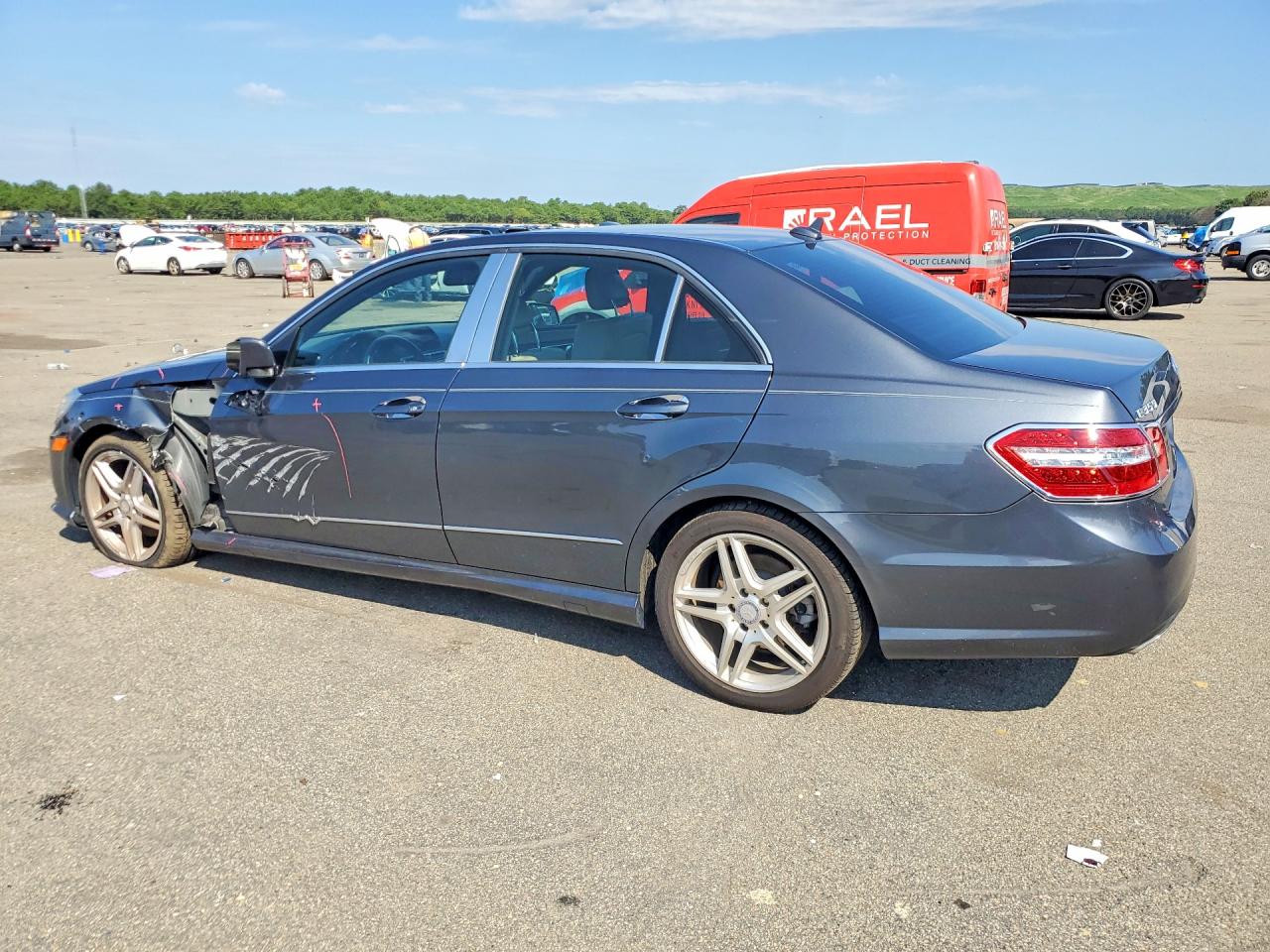 2013 Mercedes-benz E 350 4matic Gray vin: WDDHF8JB8DA694880