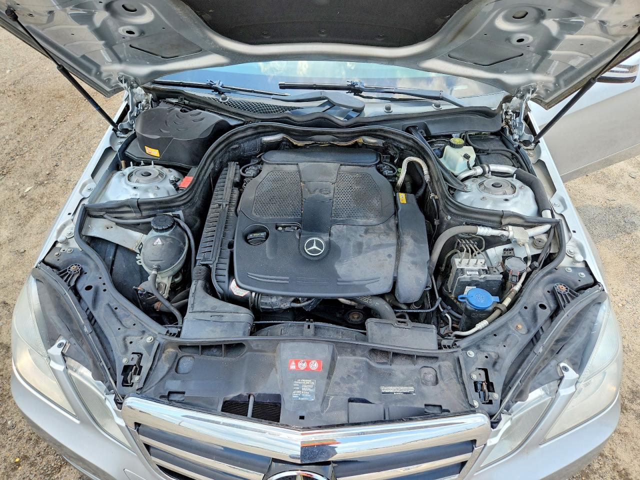 2013 Mercedes-benz E 350 4matic Silver vin: WDDHF8JB8DA701312