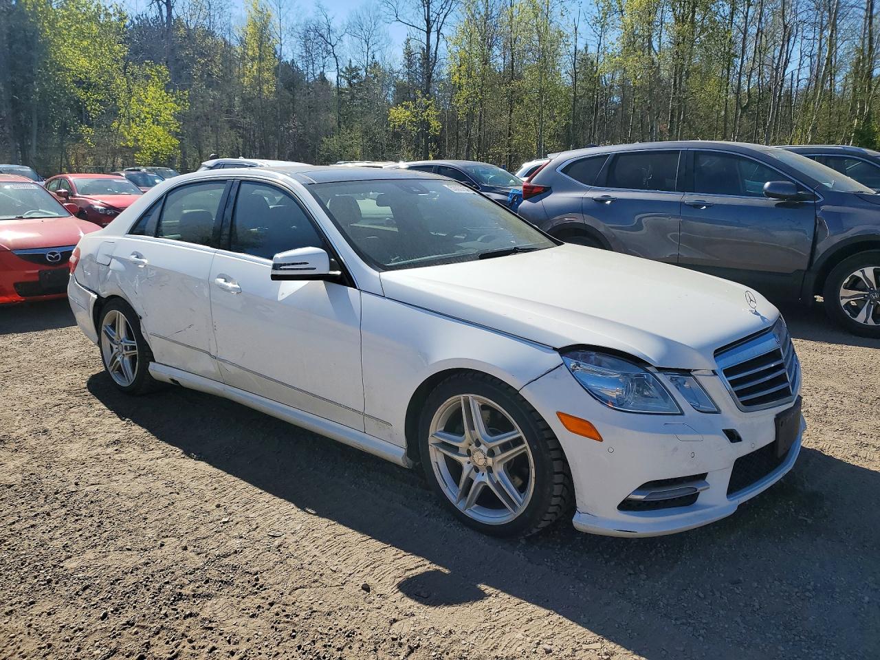 2013 Mercedes-benz E 350 4matic White vin: WDDHF8JB8DA714402