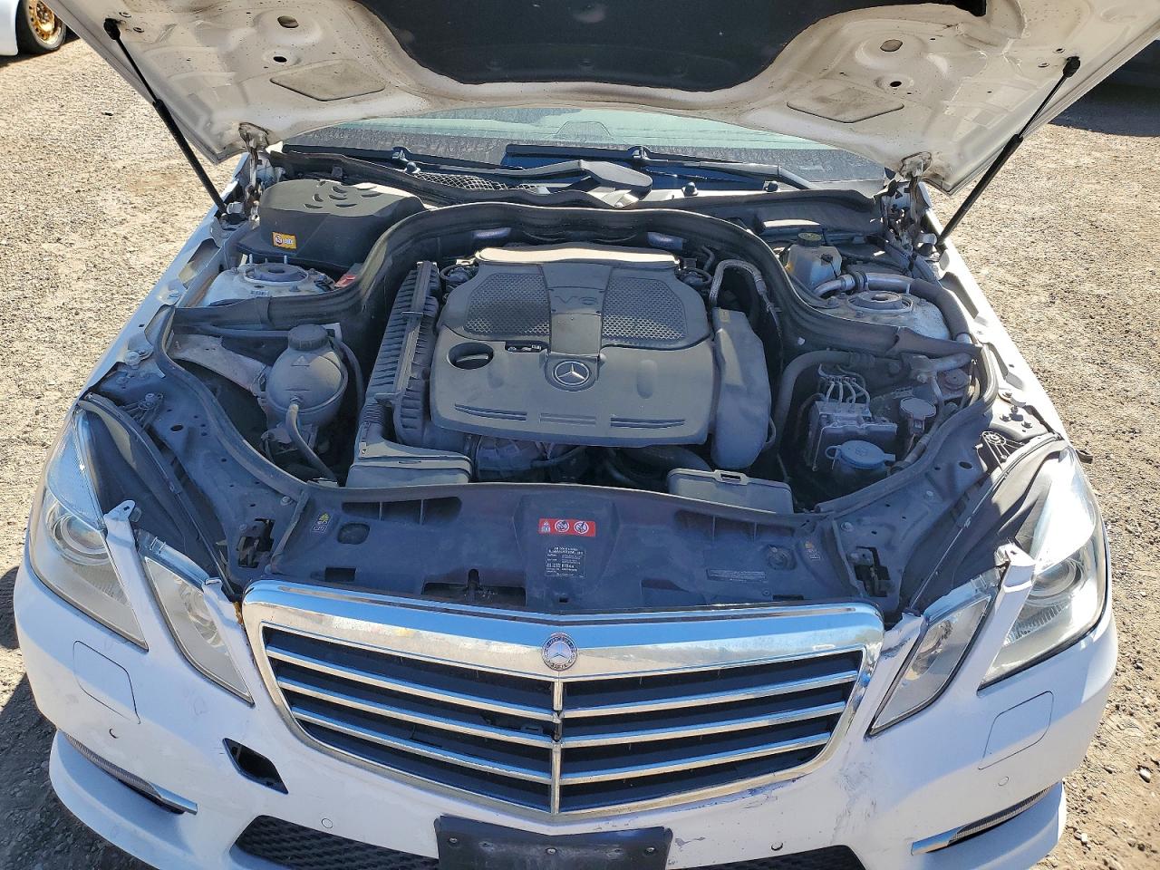 2013 Mercedes-benz E 350 4matic White vin: WDDHF8JB8DA714402