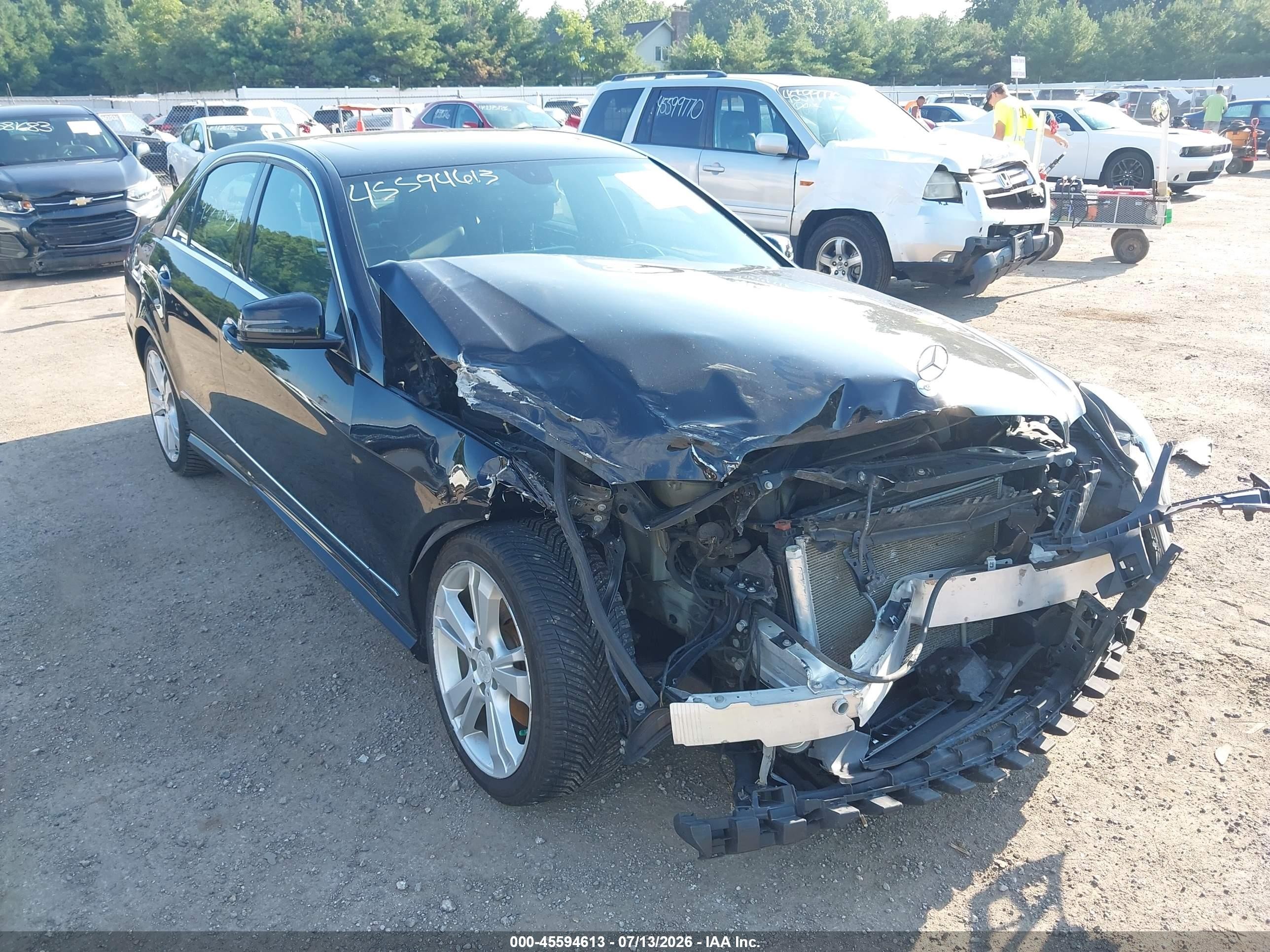 2013 Mercedes-benz E 350 4matic Black vin: WDDHF8JB8DA726176