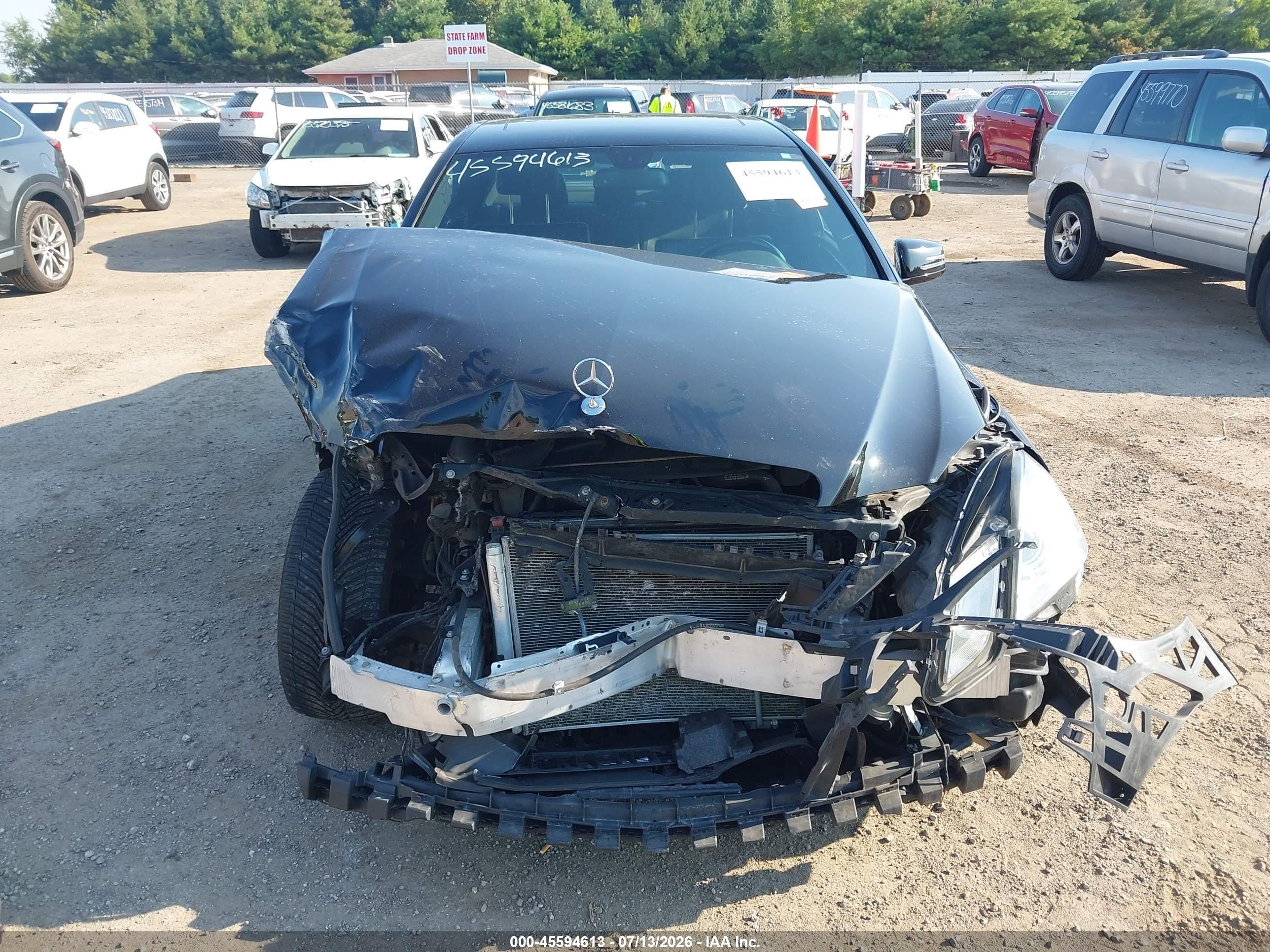 2013 Mercedes-benz E 350 4matic Black vin: WDDHF8JB8DA726176